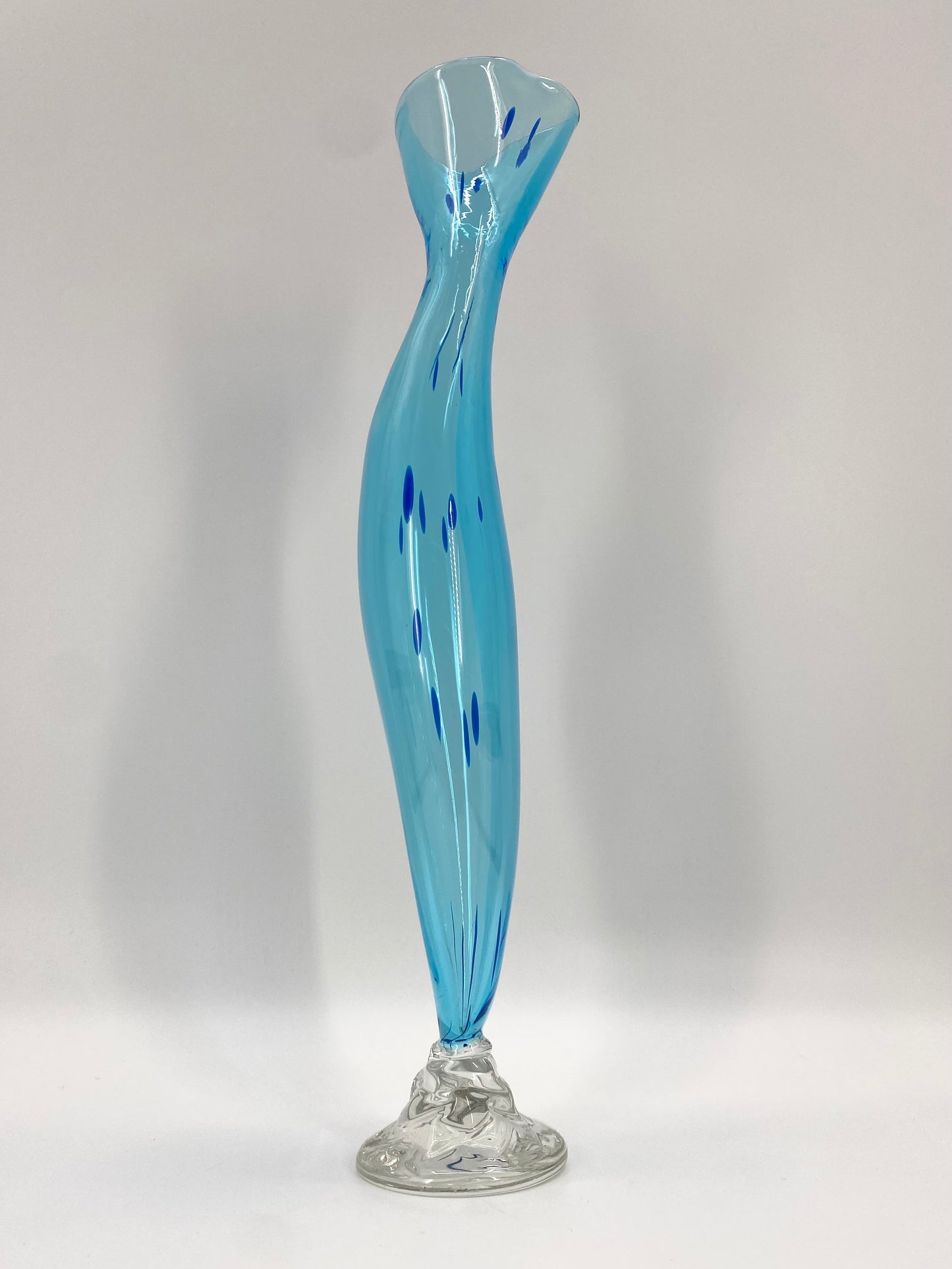 Vase "Tirreno" (Serie "Vasi del mare") von Anna Gili für Salviati, 1992