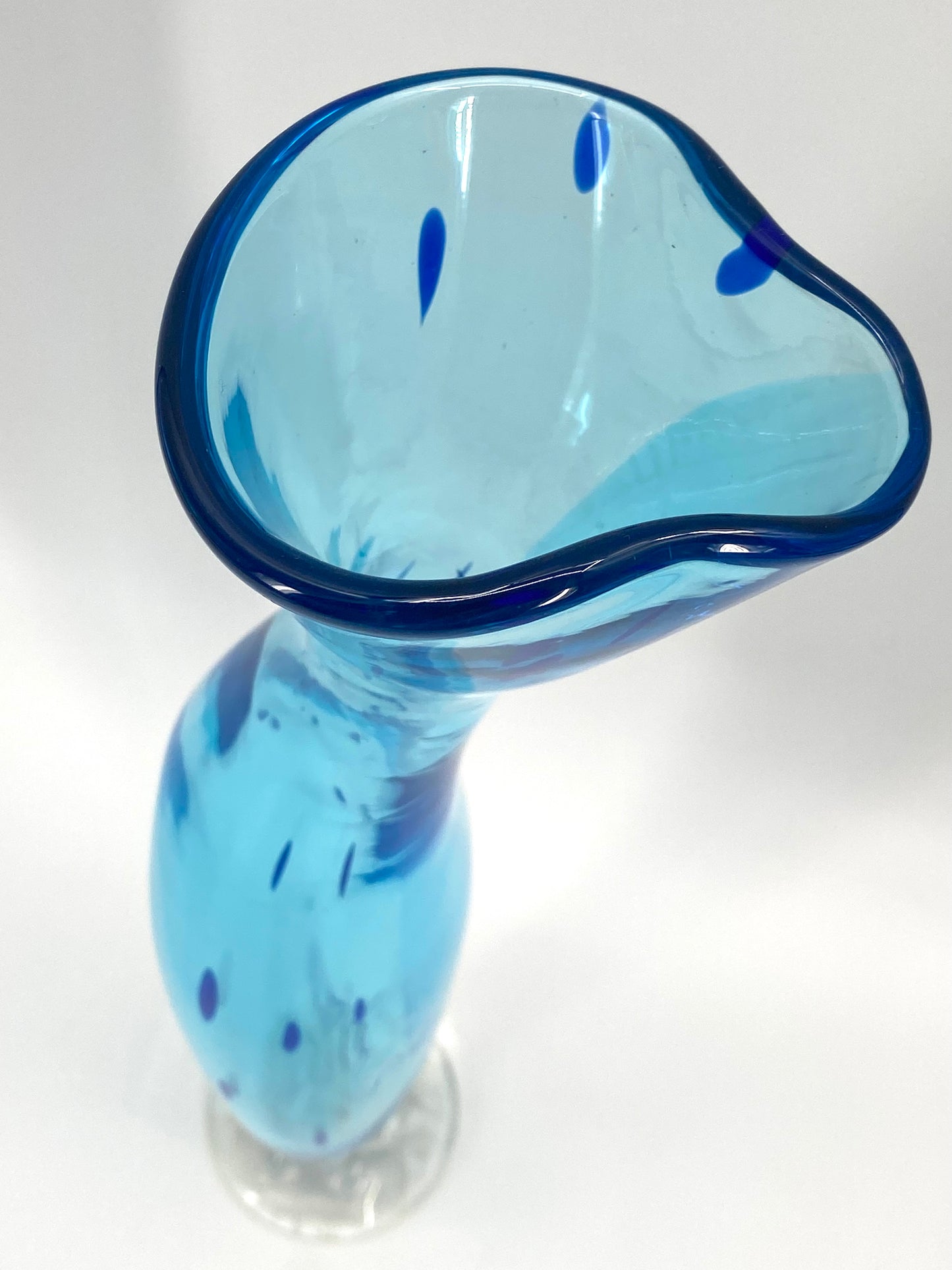 Vase "Tirreno" (Serie "Vasi del mare") von Anna Gili für Salviati, 1992