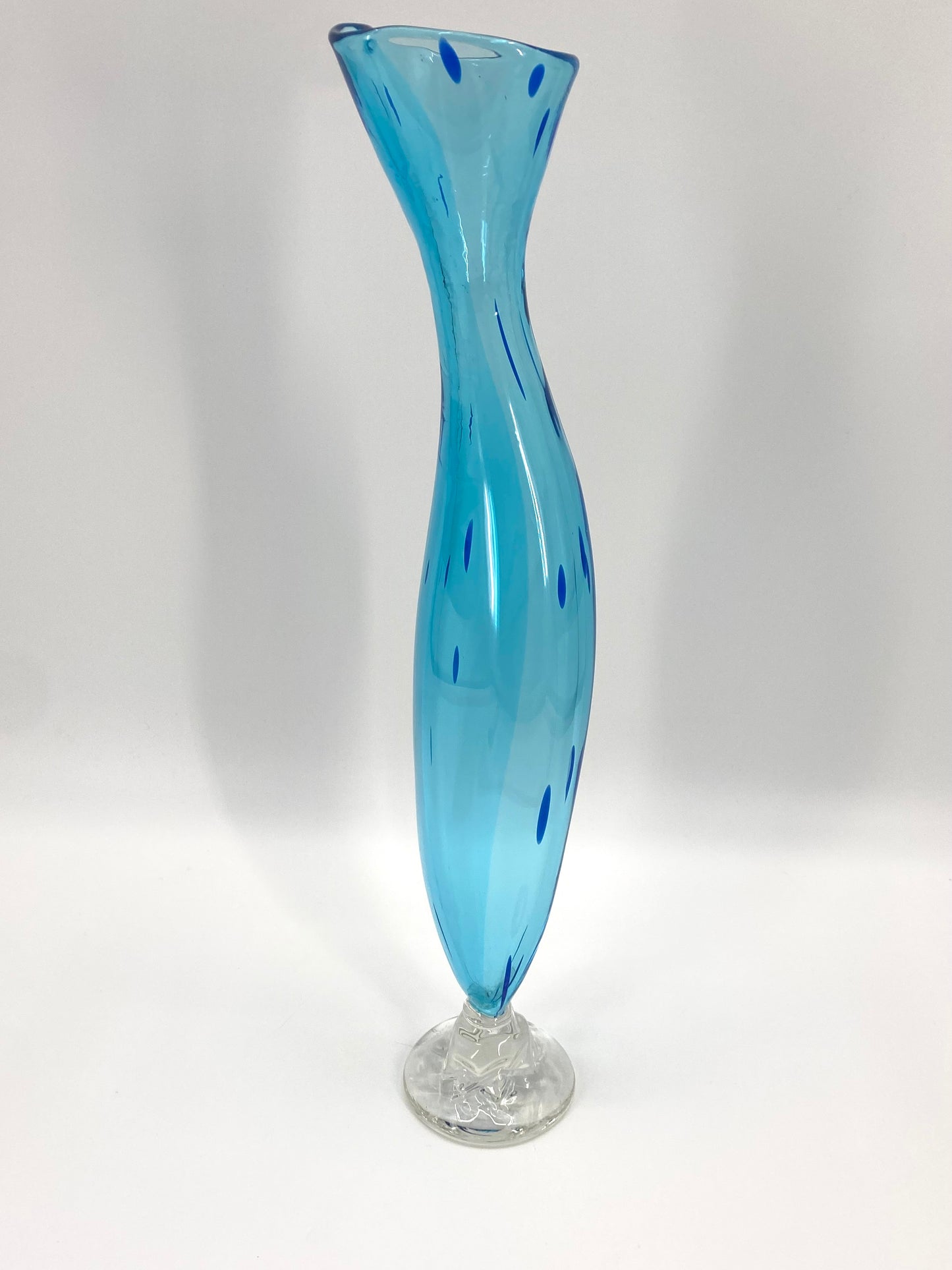 Vase "Tirreno" (Serie "Vasi del mare") von Anna Gili für Salviati, 1992