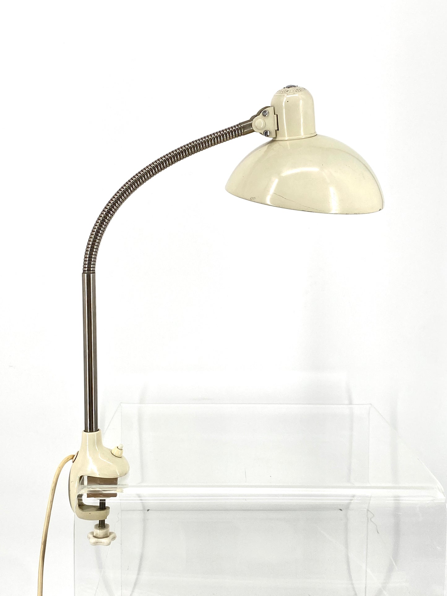 Bauhaus-Klemmlampe "6740" von Christian Dell für Kaiser Idell, 1930er