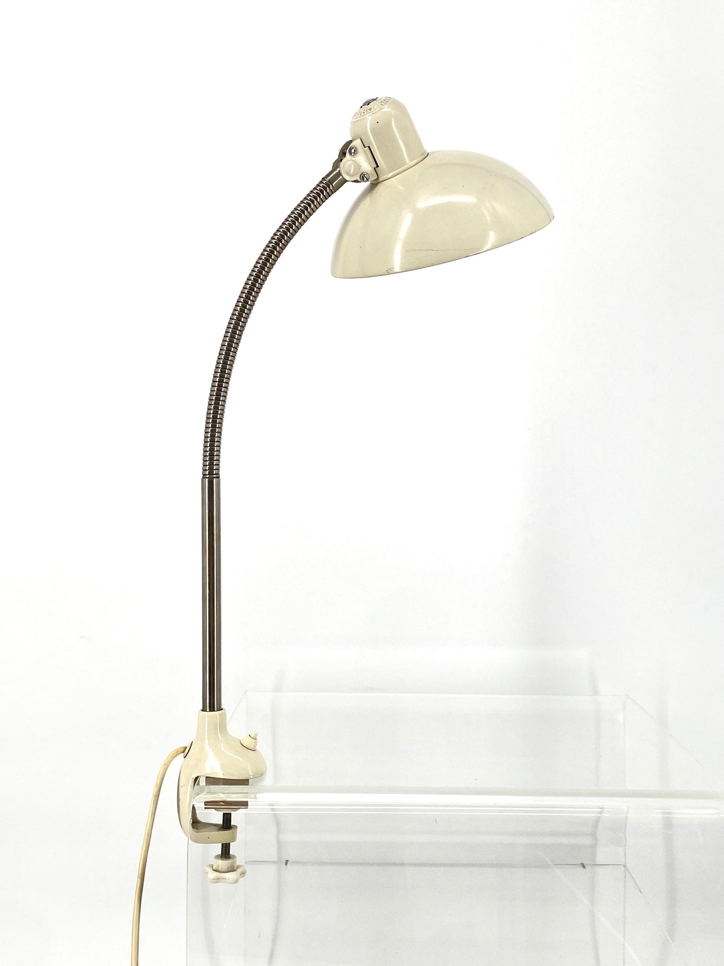 Bauhaus-Klemmlampe "6740" von Christian Dell für Kaiser Idell, 1930er