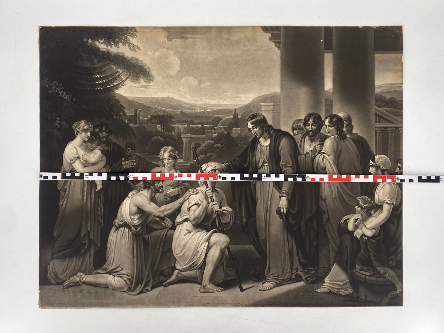 Klassizistisches Mezzotinto von Henry Singleton (1766–1839), London 1804