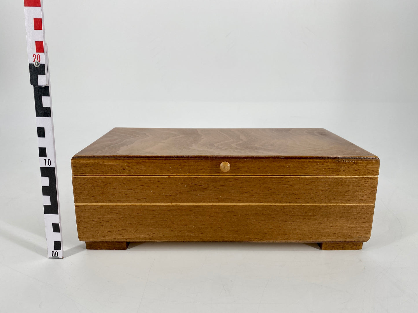 Holzschatulle mit Deckel, 1960er