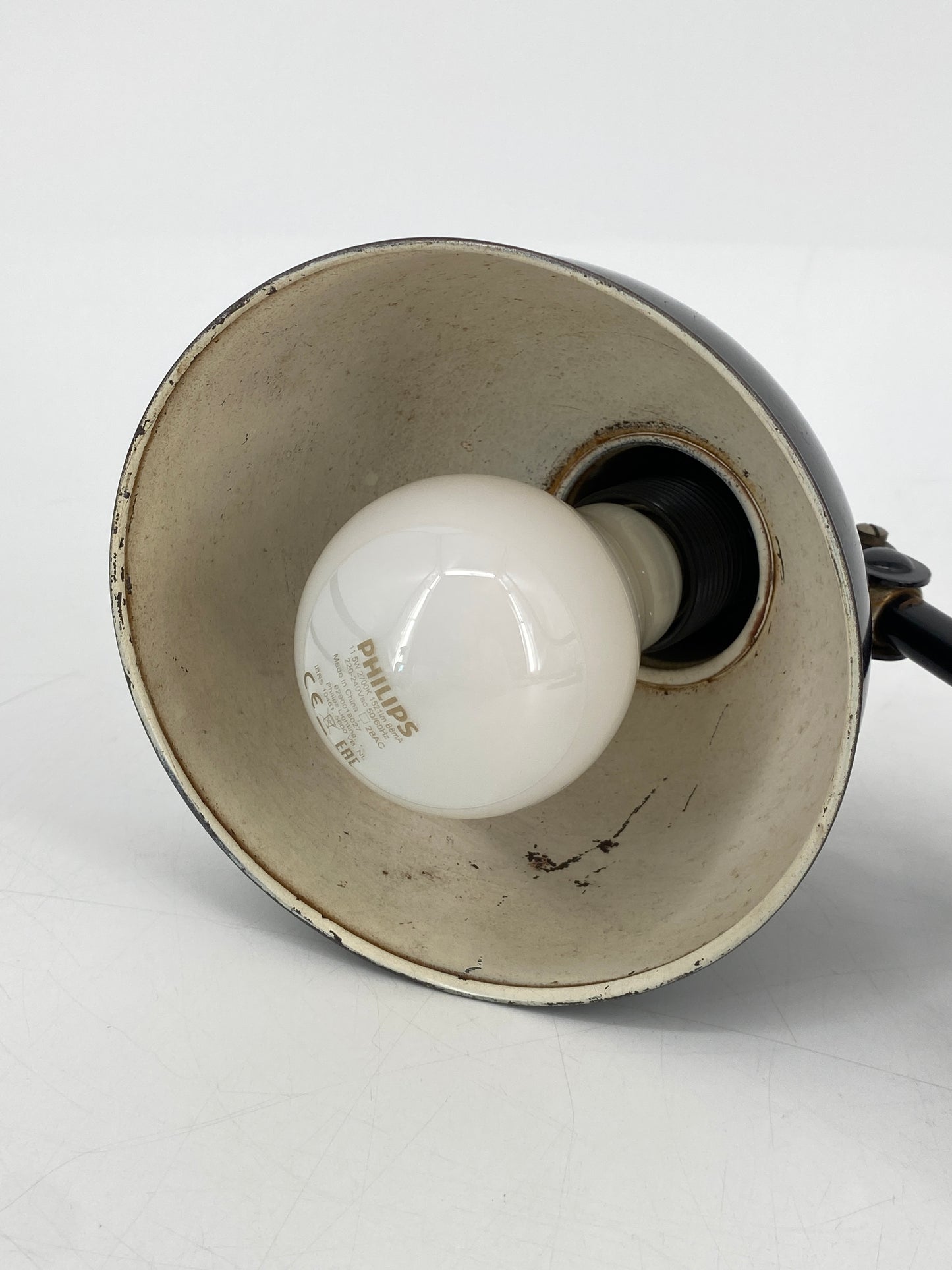 Wandlampe / Scherenlampe "6718-W" von Fritz Hansen für Kaiser Idell, 30/40er
