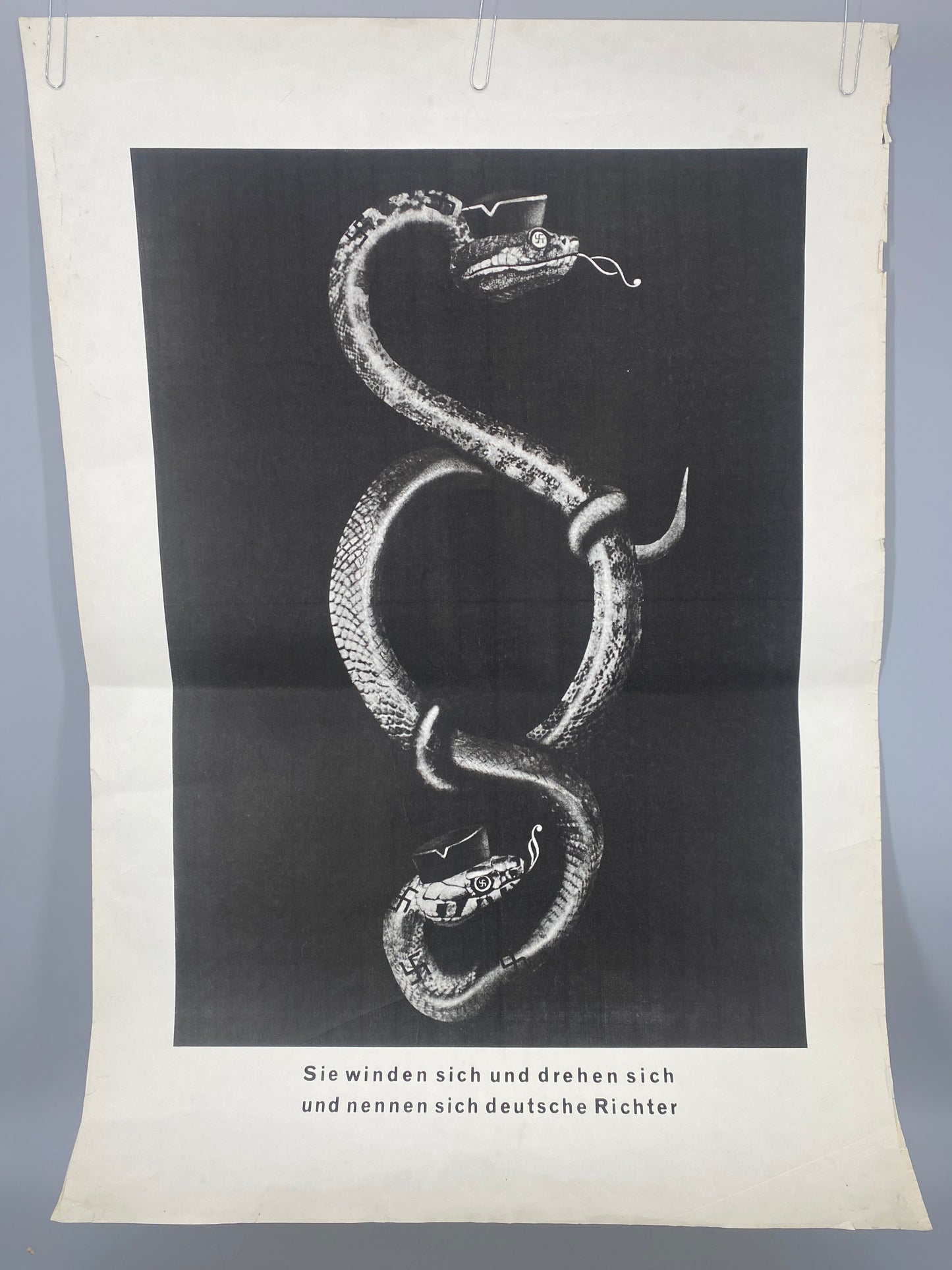 nGbk Berlin, John Heartfield - Zum Brandstifter Prozess, Original-Plakat