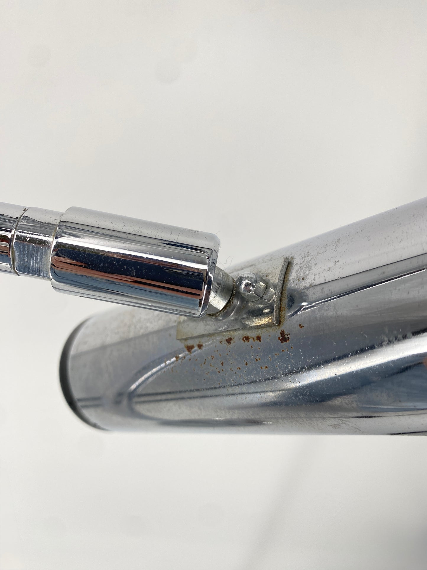 Chromfarbene Stehlampe mit 3 Spots, 1960er/70er
