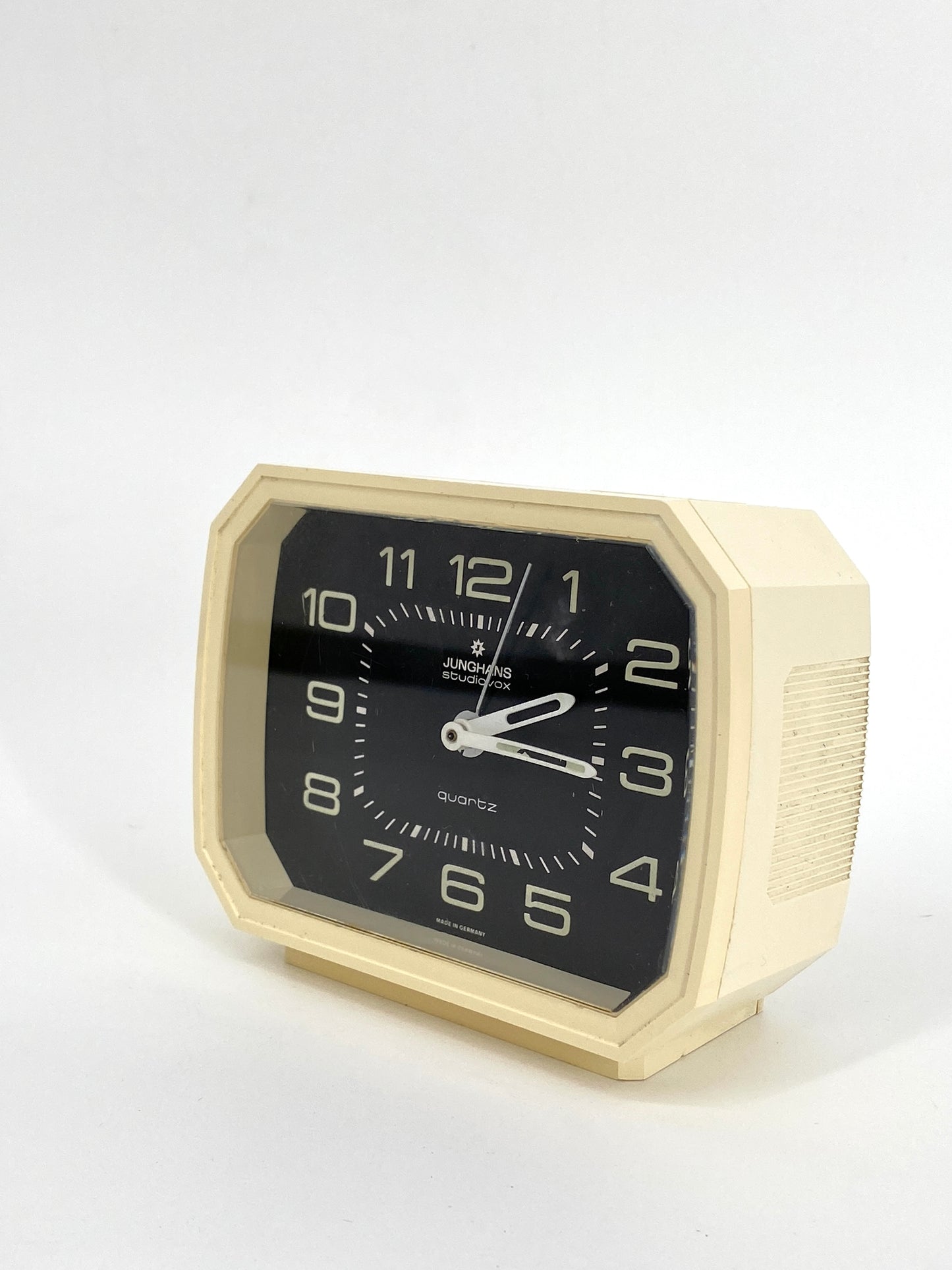 Tischuhr" Studiovox" mit Weckfunktion von Junghans, Deutschland 1970er