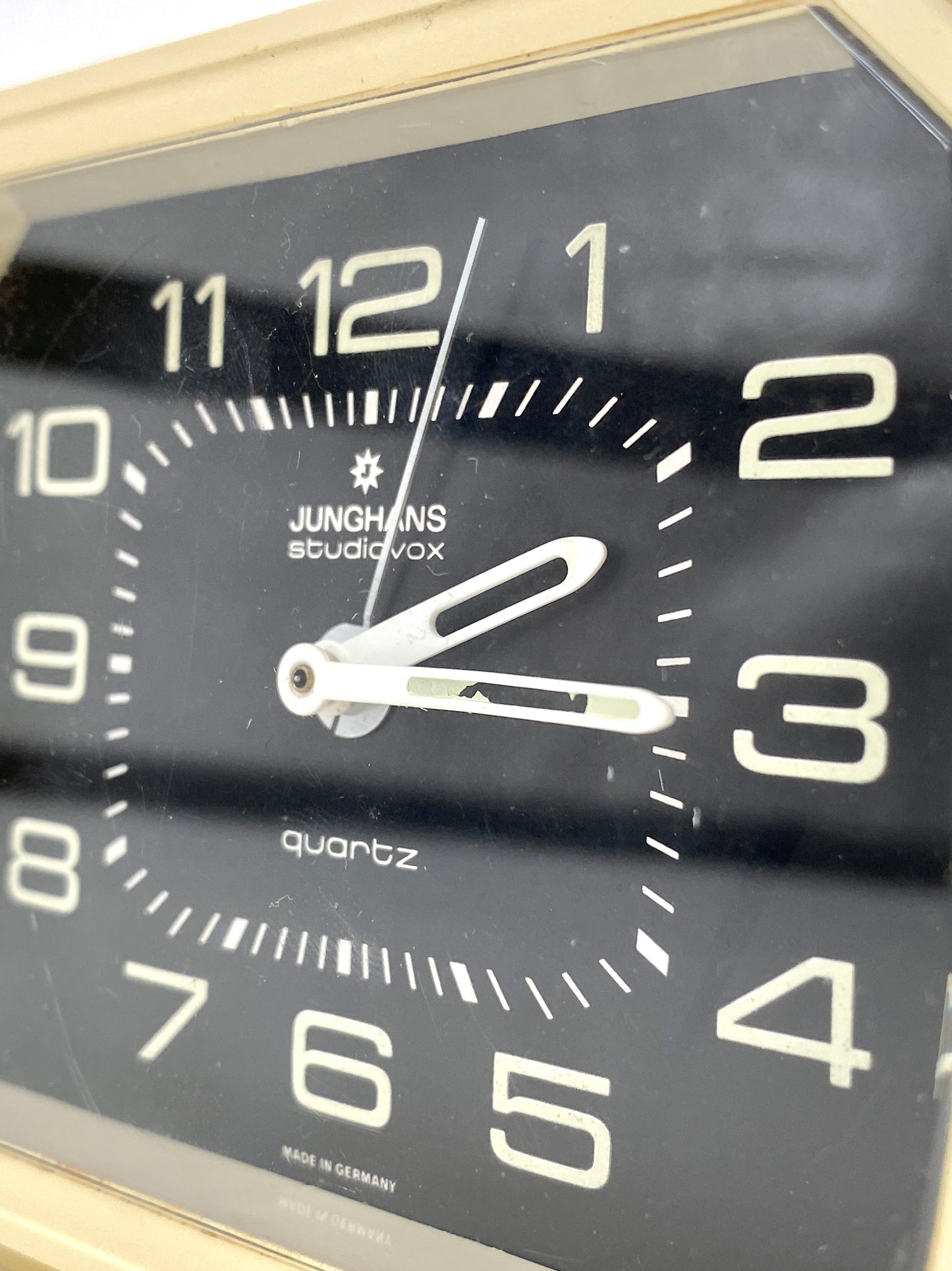 Tischuhr" Studiovox" mit Weckfunktion von Junghans, Deutschland 1970er