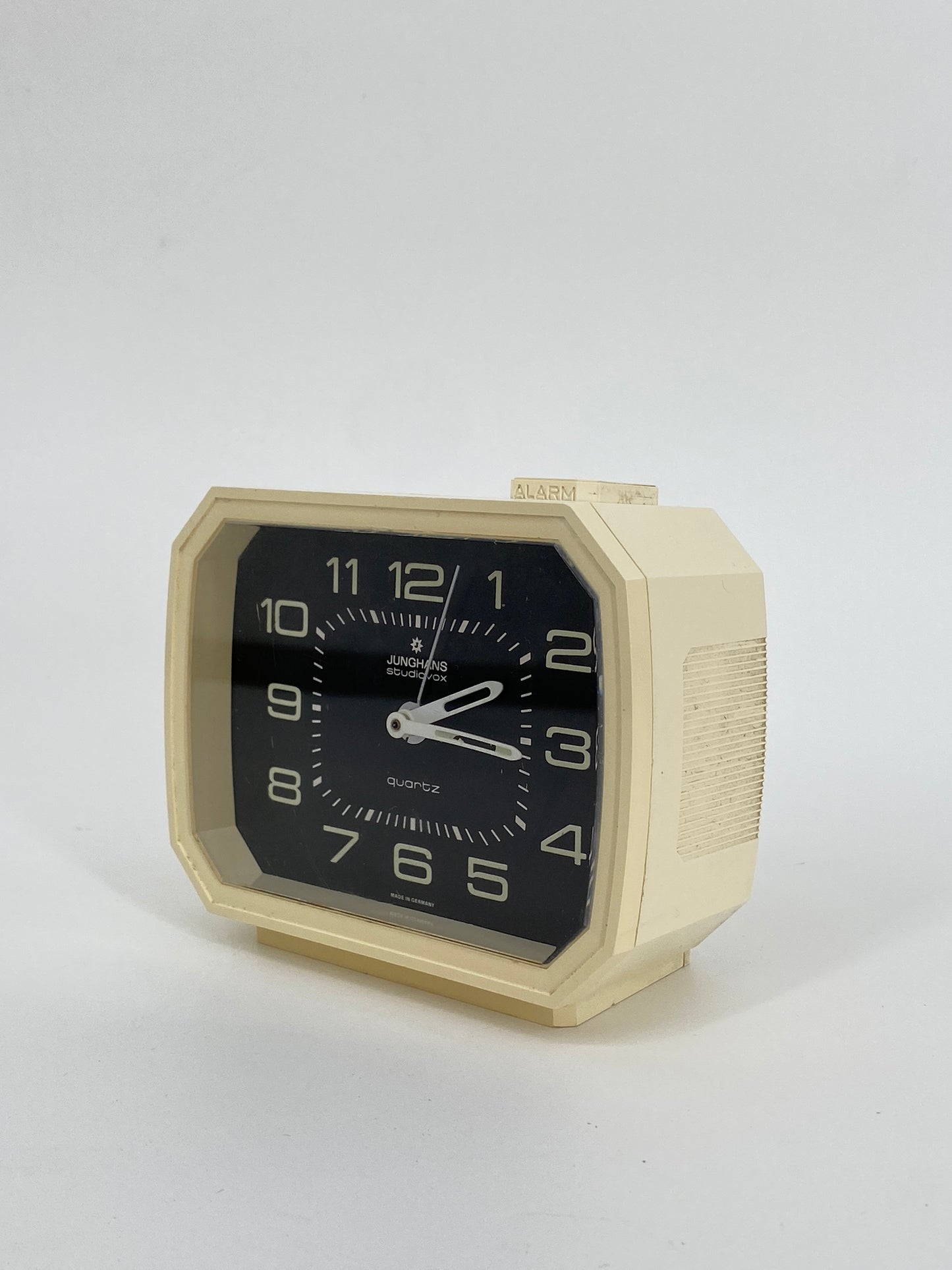 Tischuhr" Studiovox" mit Weckfunktion von Junghans, Deutschland 1970er