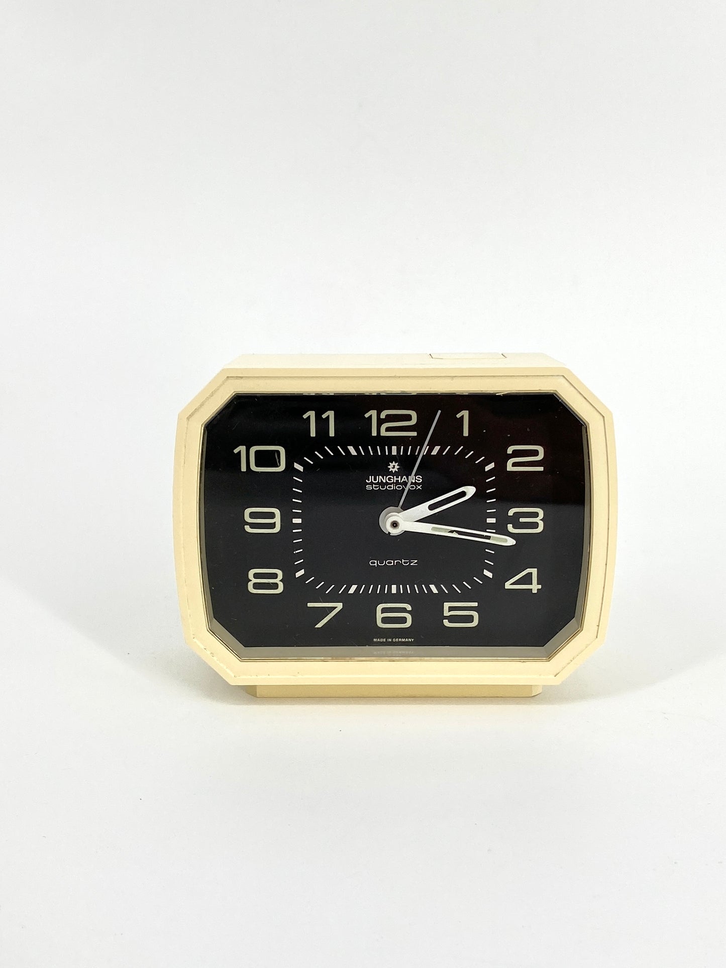 Tischuhr" Studiovox" mit Weckfunktion von Junghans, Deutschland 1970er