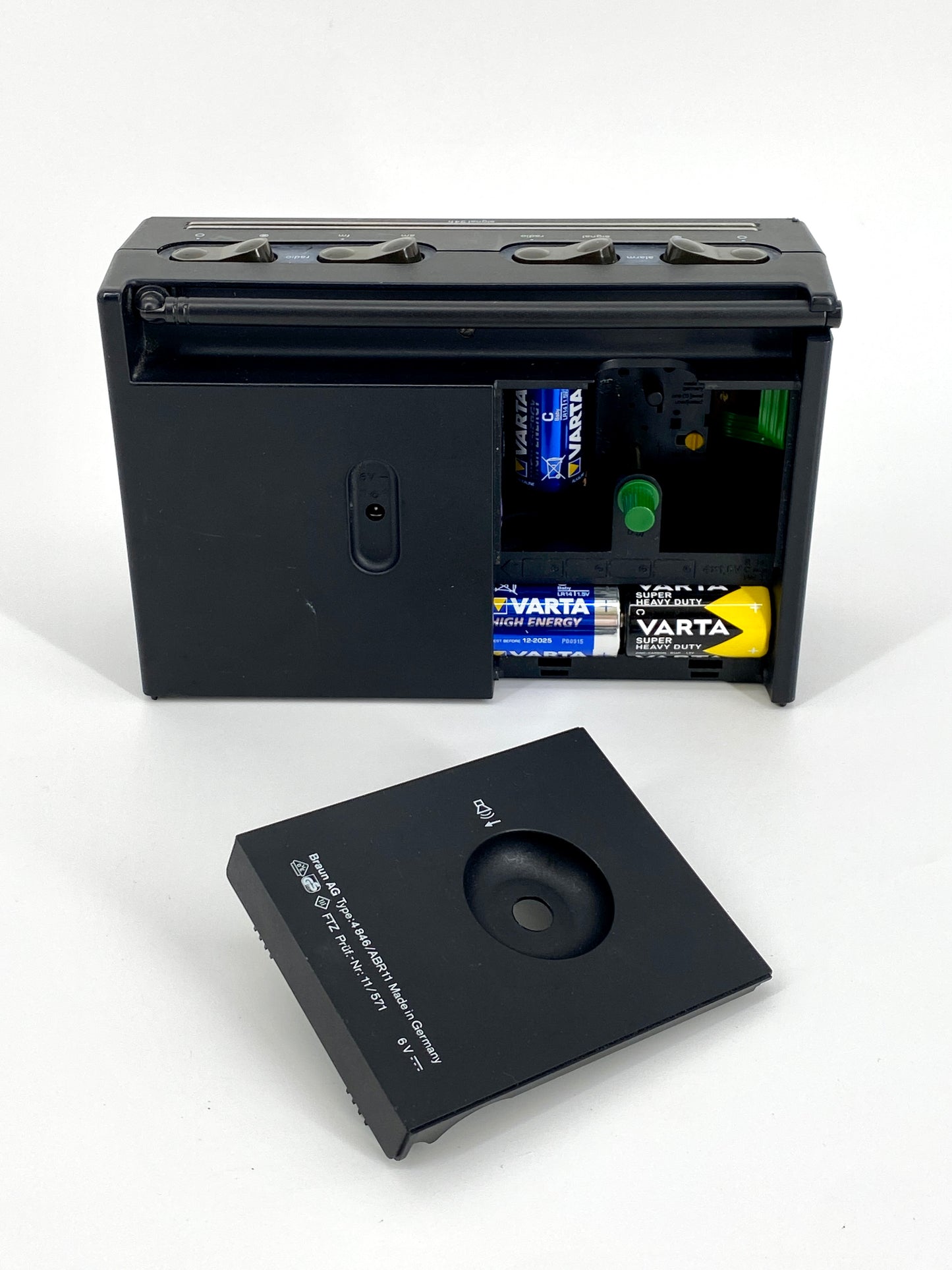 Tischuhr mit Radio und Wecker von Dieter Rams für BRAUN, Deutschland
