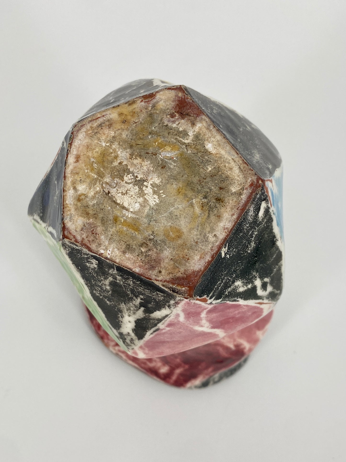 seltene postmoderne Studiokeramik Vase