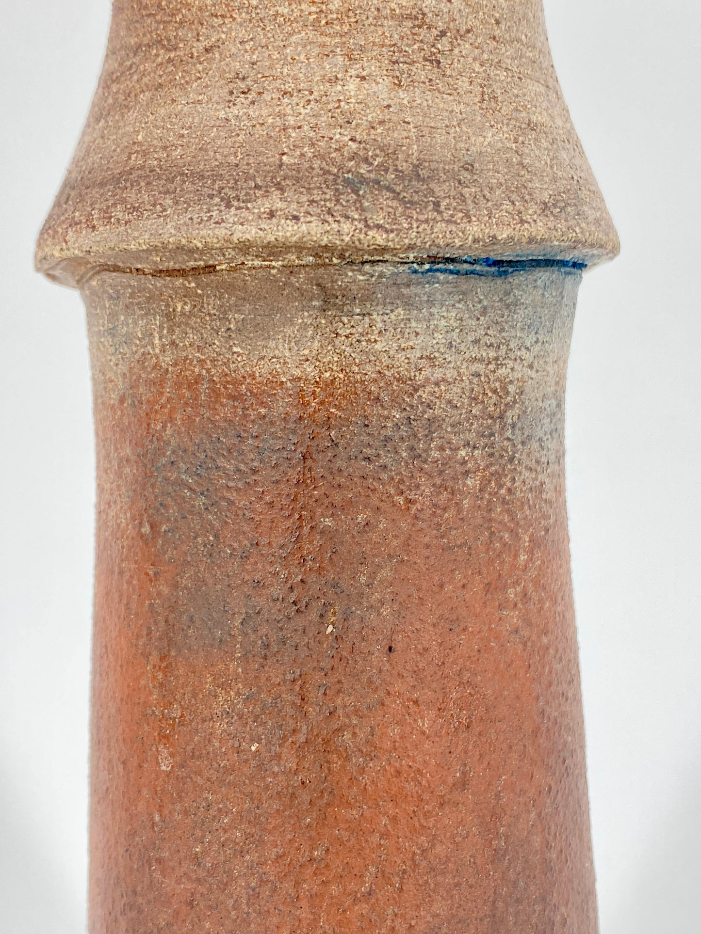 Studiokeramik Schornstein Vase, 1970er