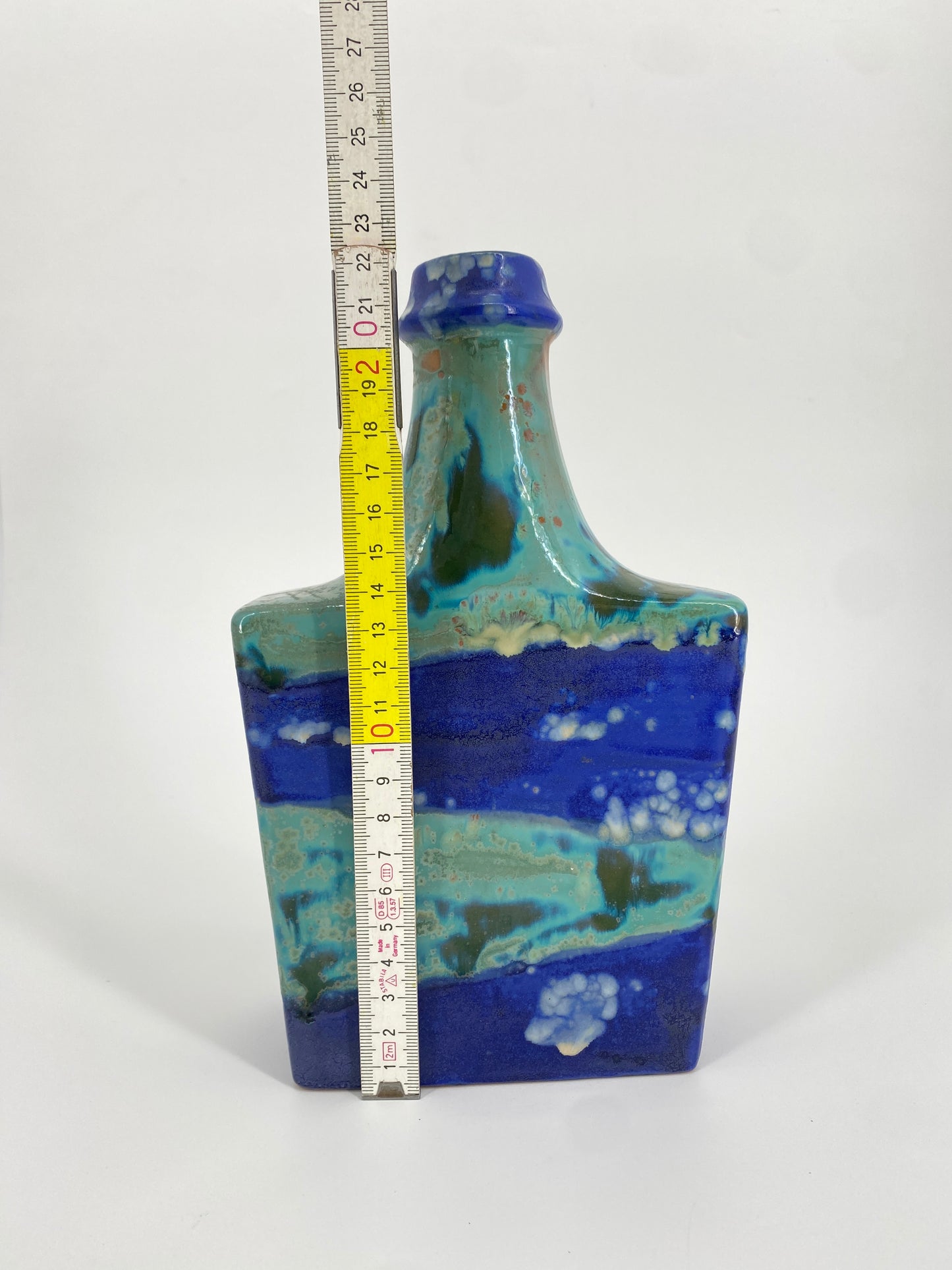 Studiokeramik Vase Nr. 839/23 von Carstens, West-Deutschland 70er