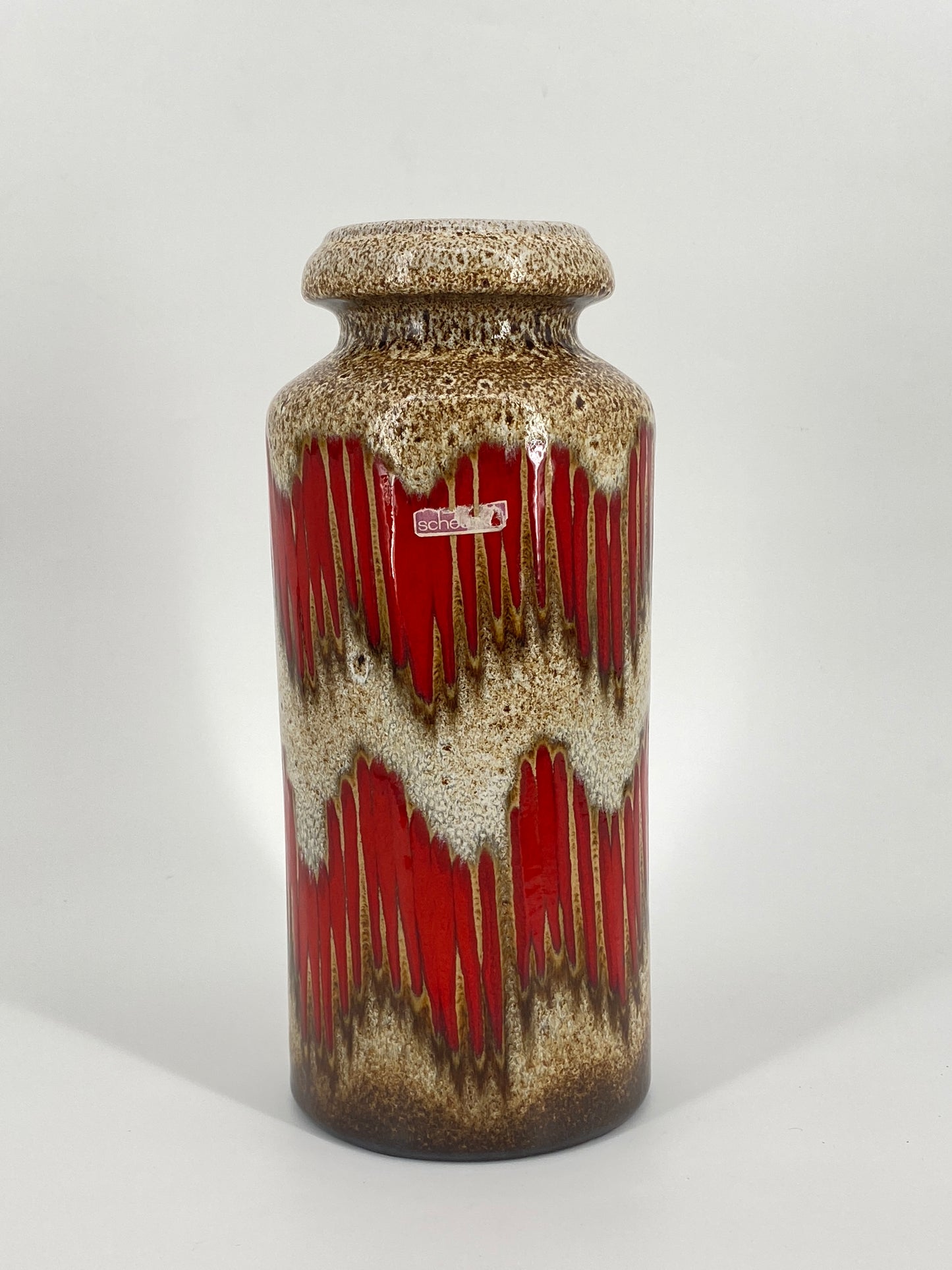 Studiokeramik Fat Lava Bodenvase Nr. 5517-30 von Scheurich, 1970er