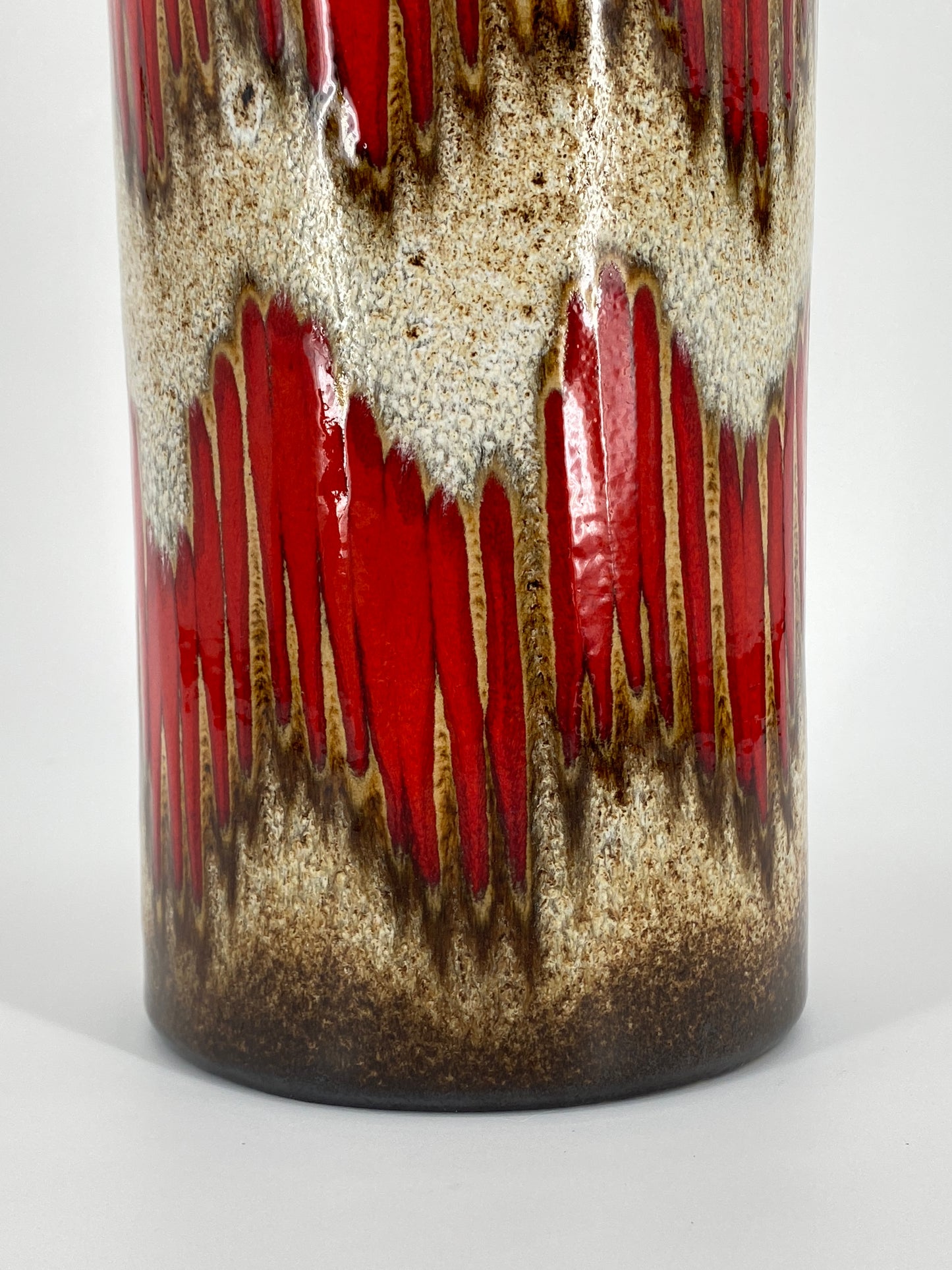 Studiokeramik Fat Lava Bodenvase Nr. 5517-30 von Scheurich, 1970er