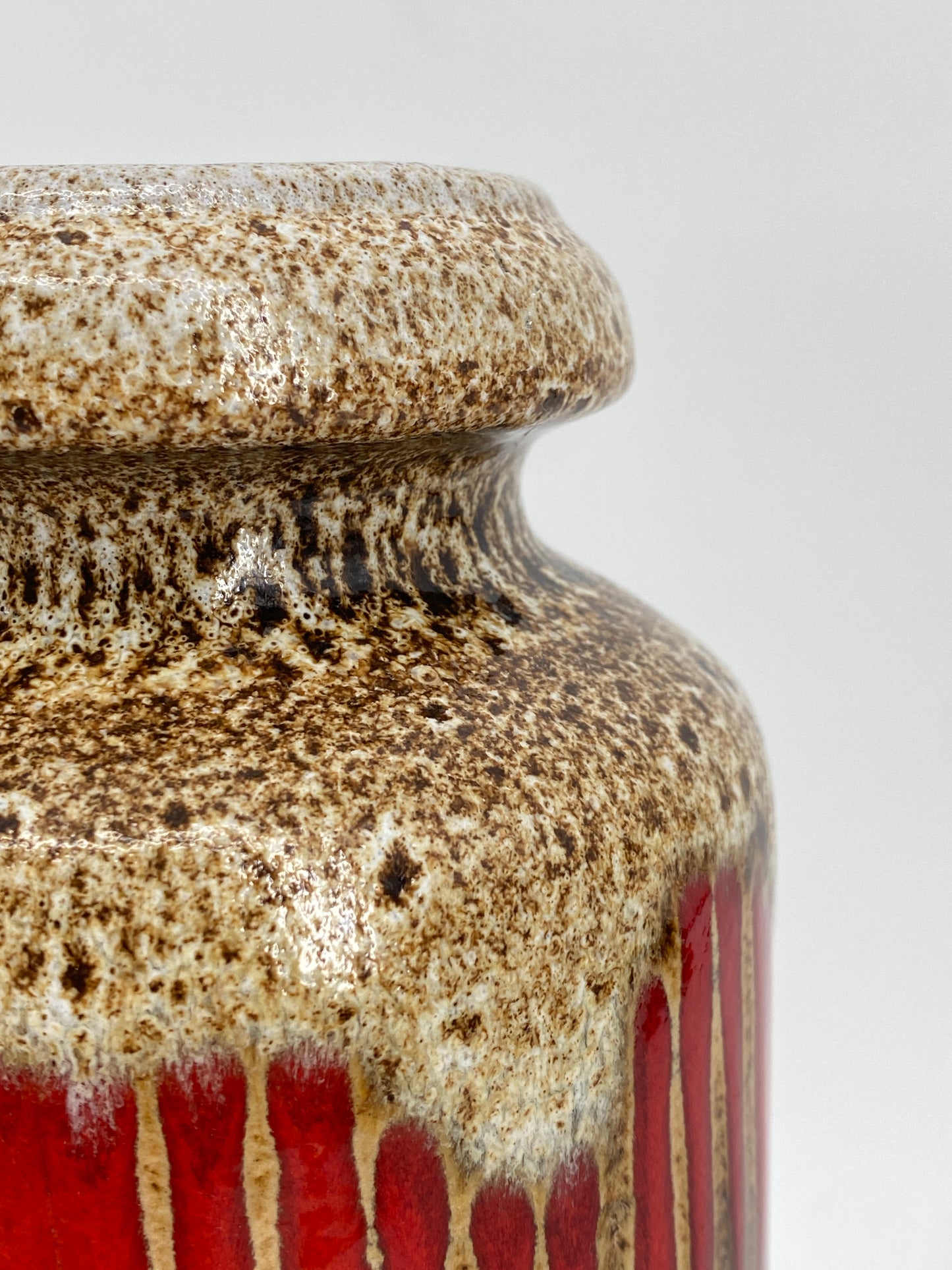 Studiokeramik Fat Lava Bodenvase Nr. 5517-30 von Scheurich, 1970er