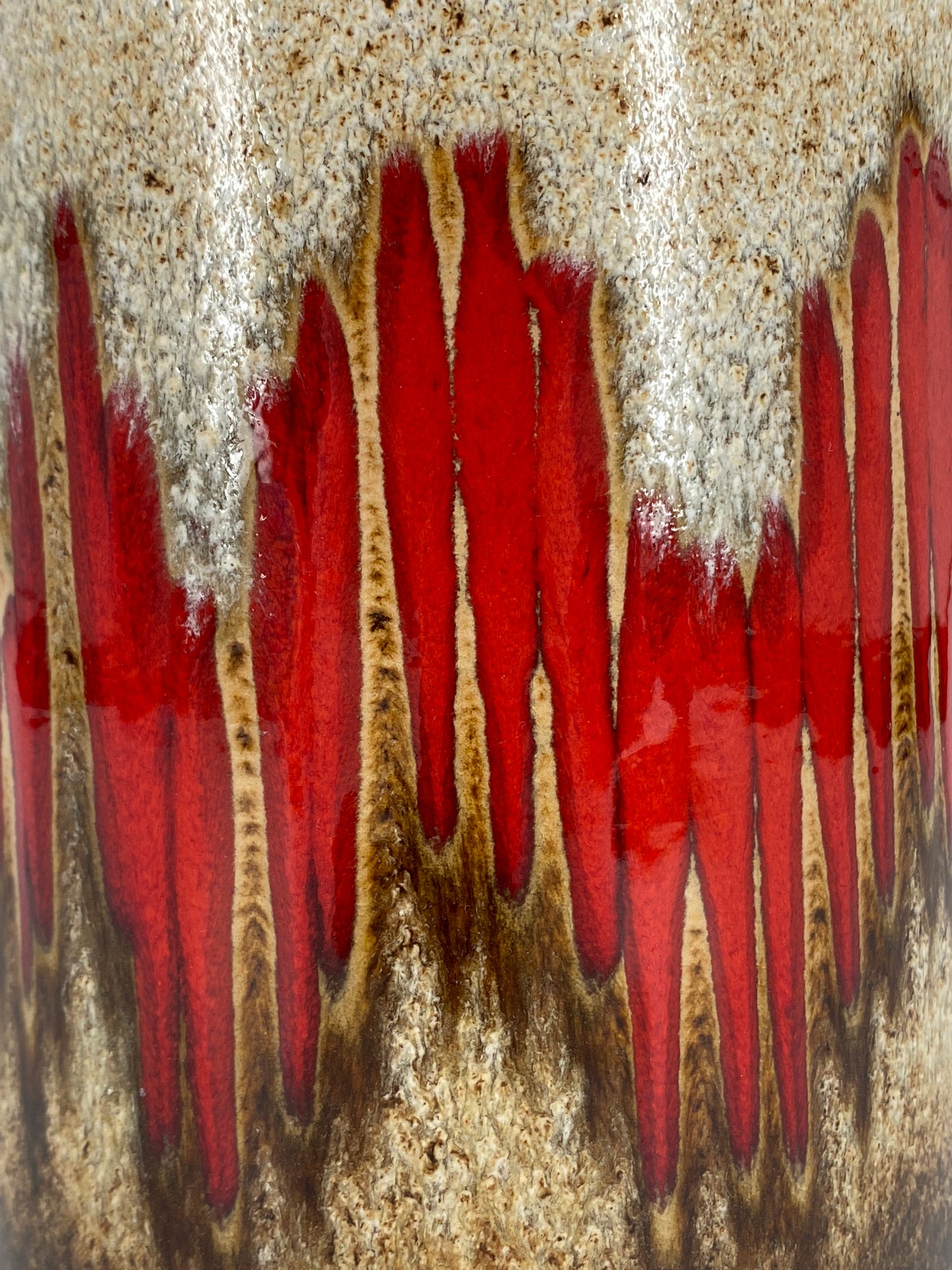 Studiokeramik Fat Lava Bodenvase Nr. 5517-30 von Scheurich, 1970er