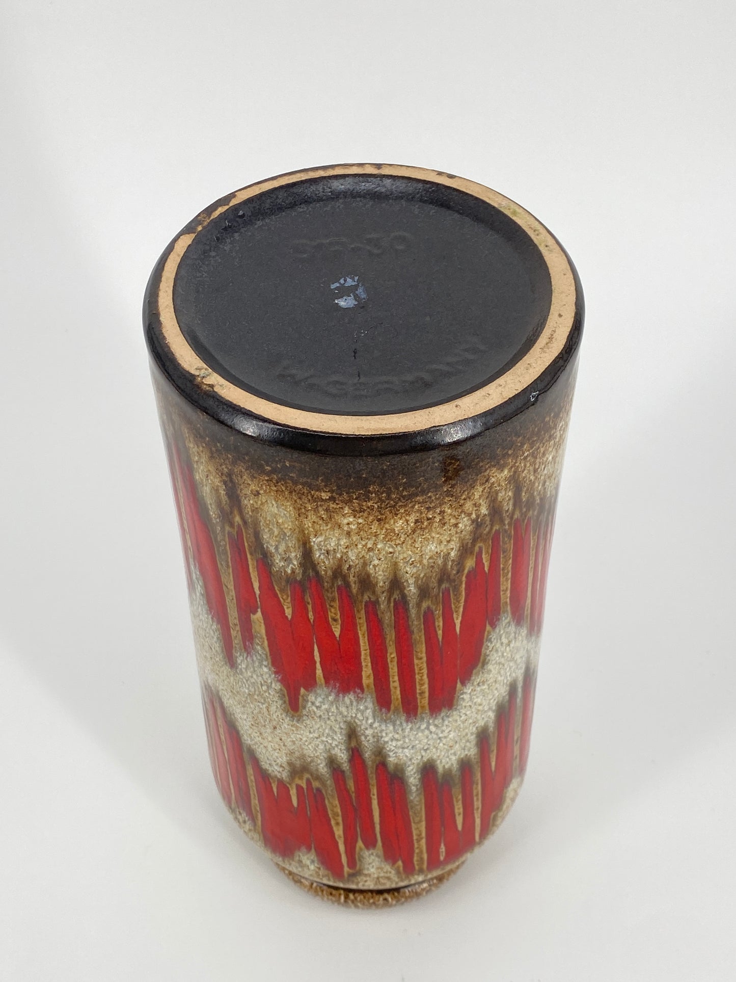 Studiokeramik Fat Lava Bodenvase Nr. 5517-30 von Scheurich, 1970er