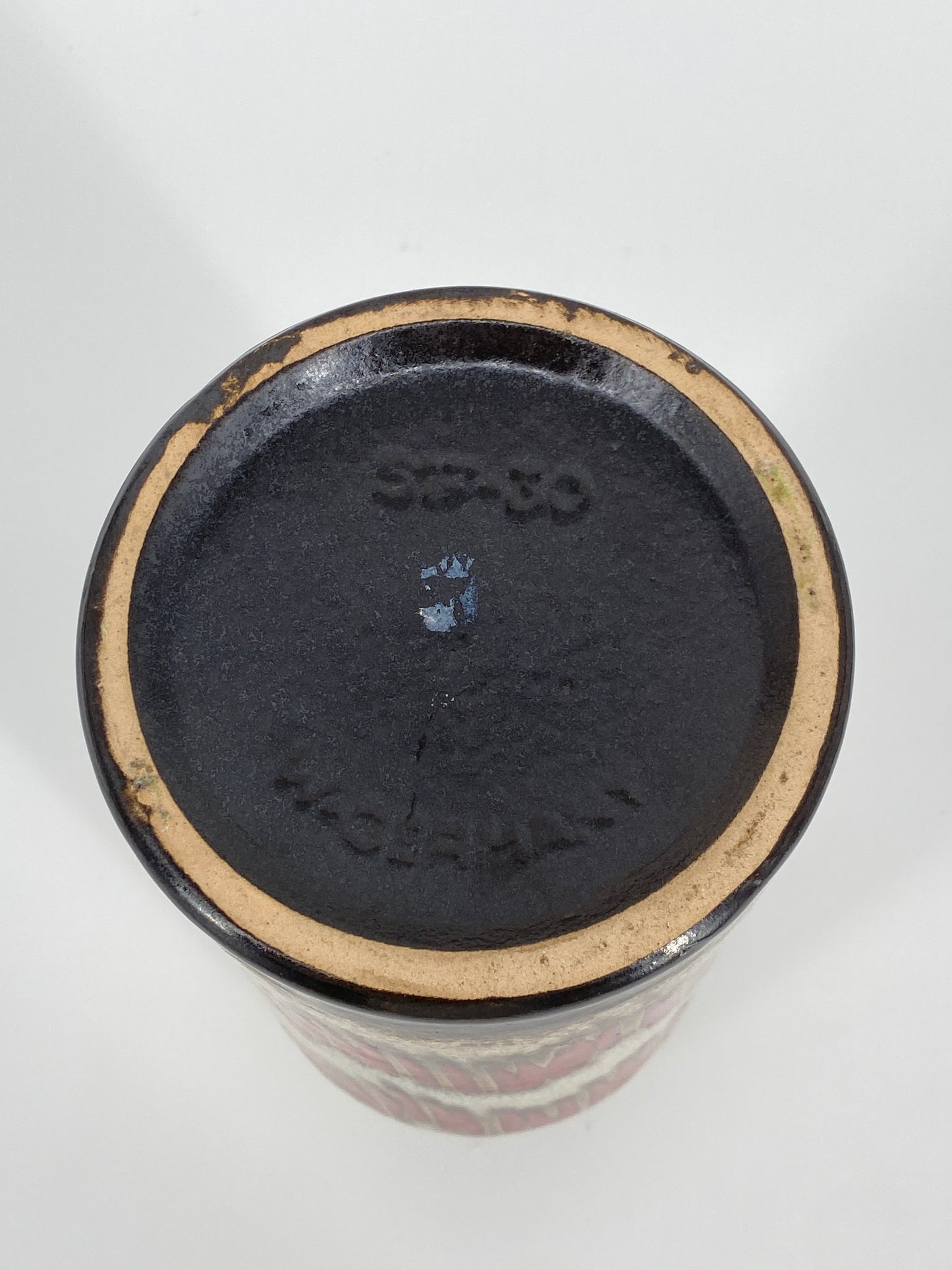 Studiokeramik Fat Lava Bodenvase Nr. 5517-30 von Scheurich, 1970er