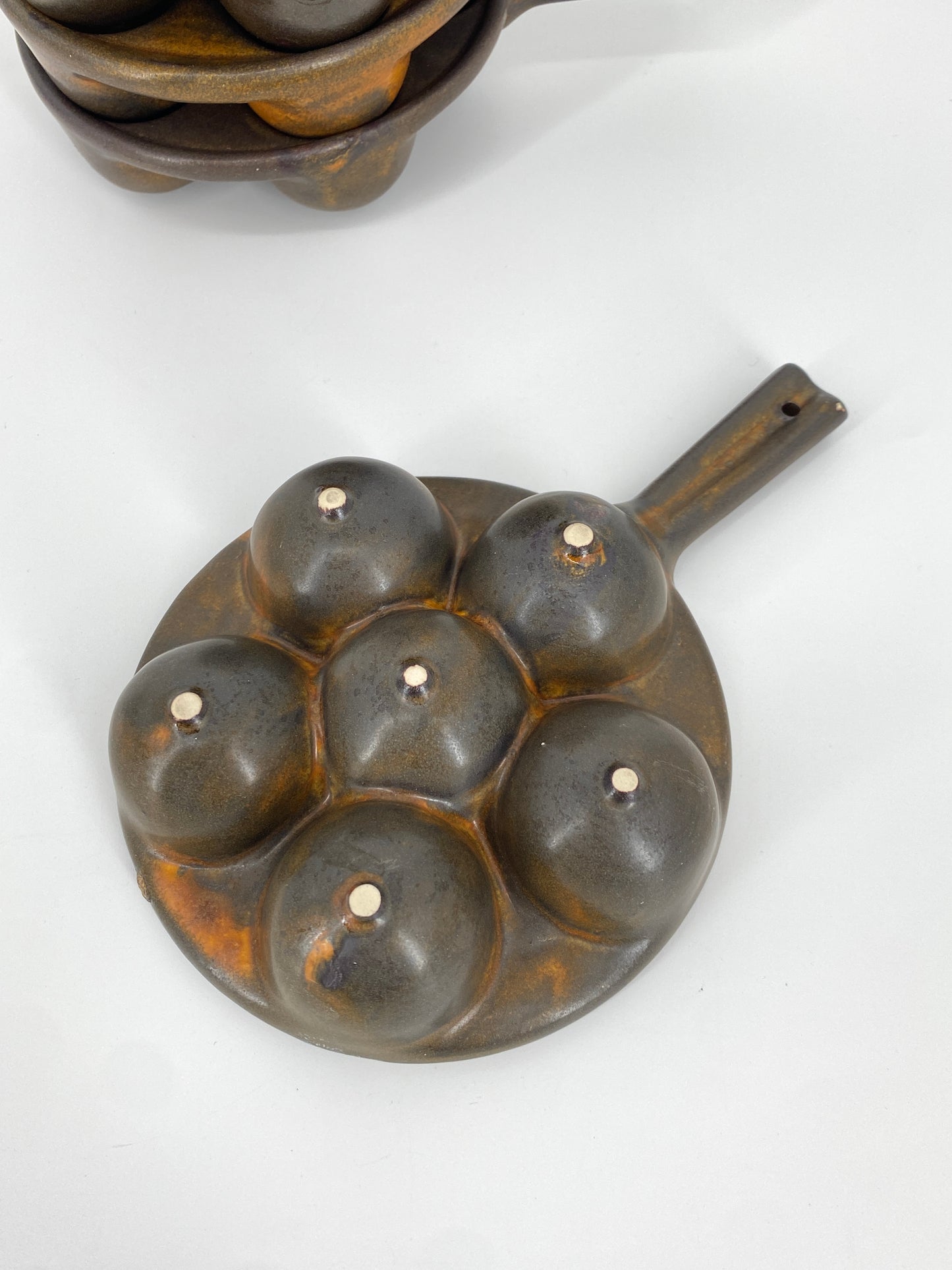 6x Keramik Schneckenpfännchen von Heisterholz