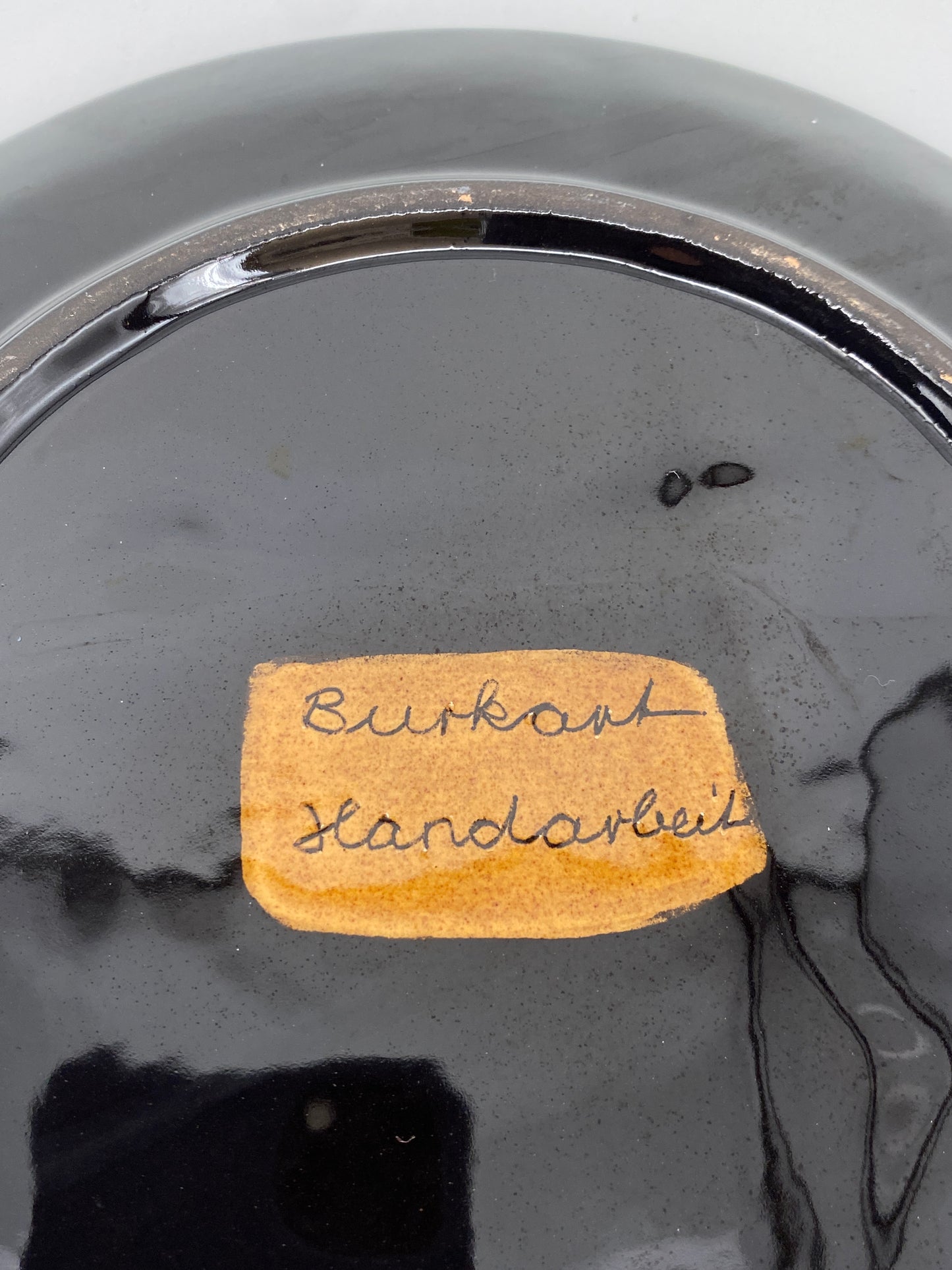 6x Keramik Fondueteller von Adolf Burkart, Schweiz 70er
