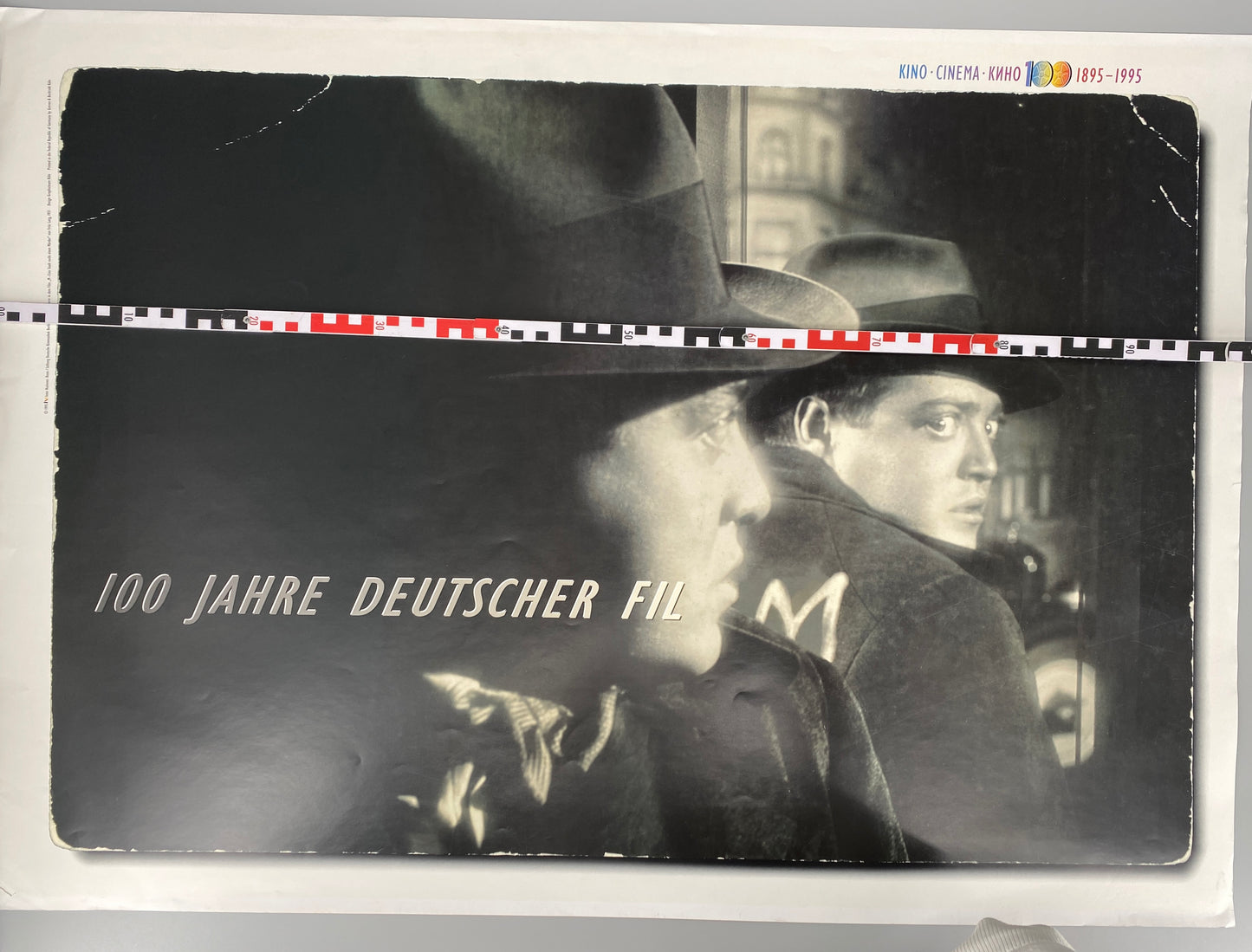 Plakat M-Eine Stadt sucht Ihren Mörder. Kinemathek Berlin, 100 Jahre deutscher Film