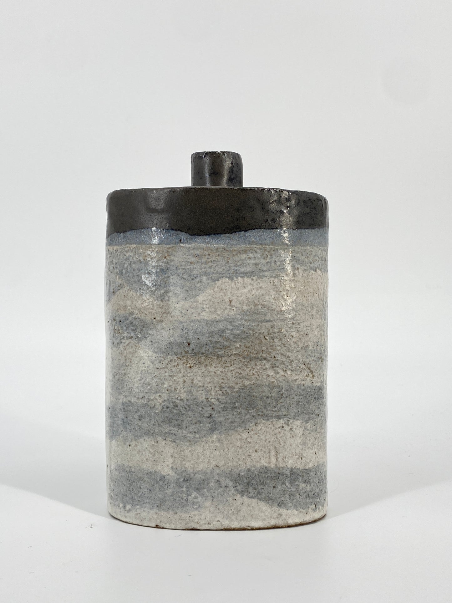 Keramikvase von Gisbert & Barbara Haberland mit Ritzmarke H., Mid Century