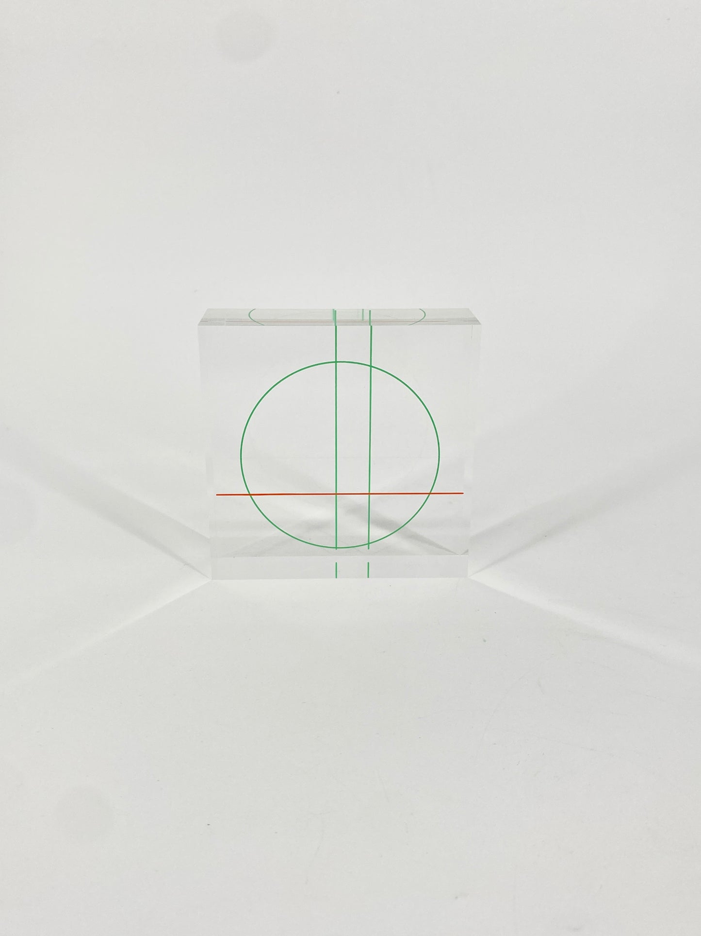 Op Art Plexiglas Kunst Objekt von Friedrich Geiler, 1979