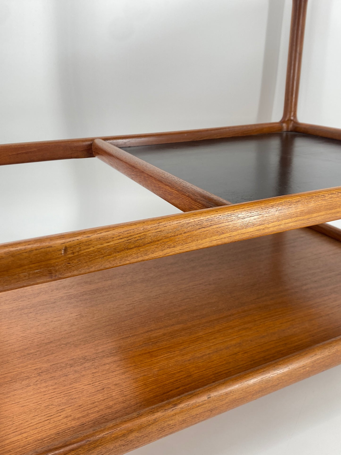 Teak Servierwagen von Johannes Andersen für Silkeborg Møbelfabrik, Dänemark 60er