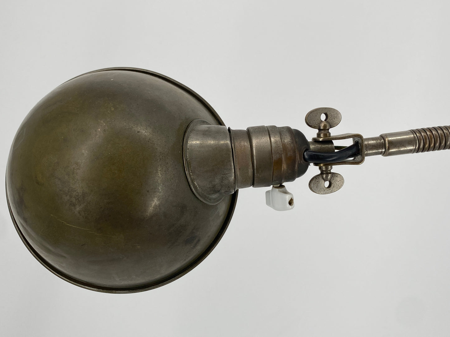 Schreibtischlampe im Industrie-Stil Herman Anthoin Busquet für HALA zugeschrieben, Niederlande 1930er