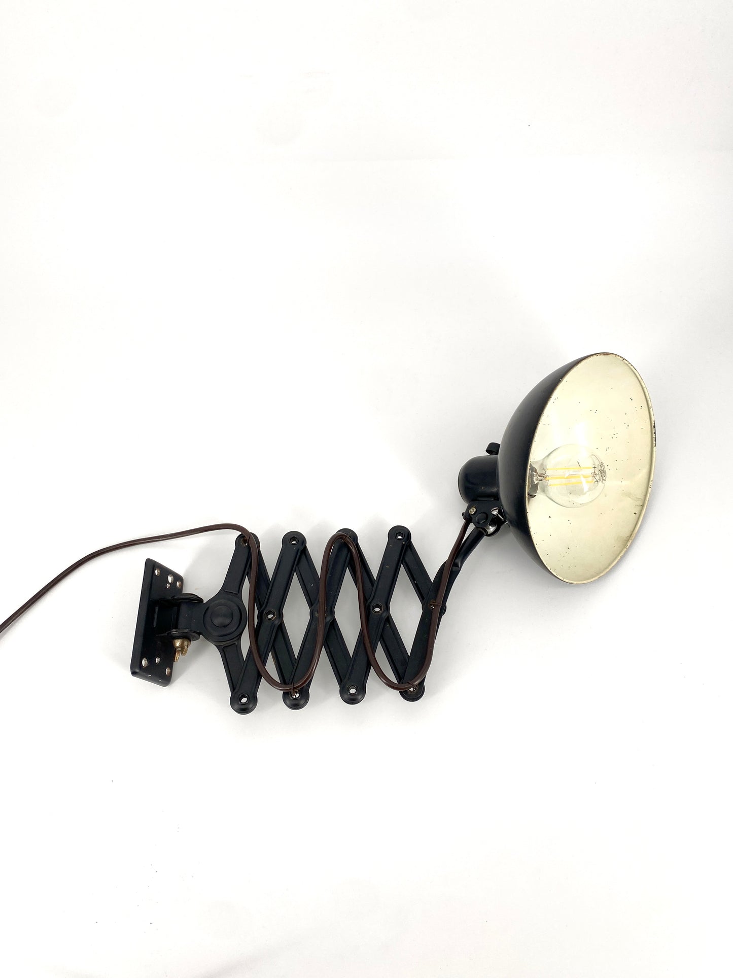 Bauhaus Scherenlampe "6718/121" von Christian Dell für Kaiser Leuchten, 1930er Jahre