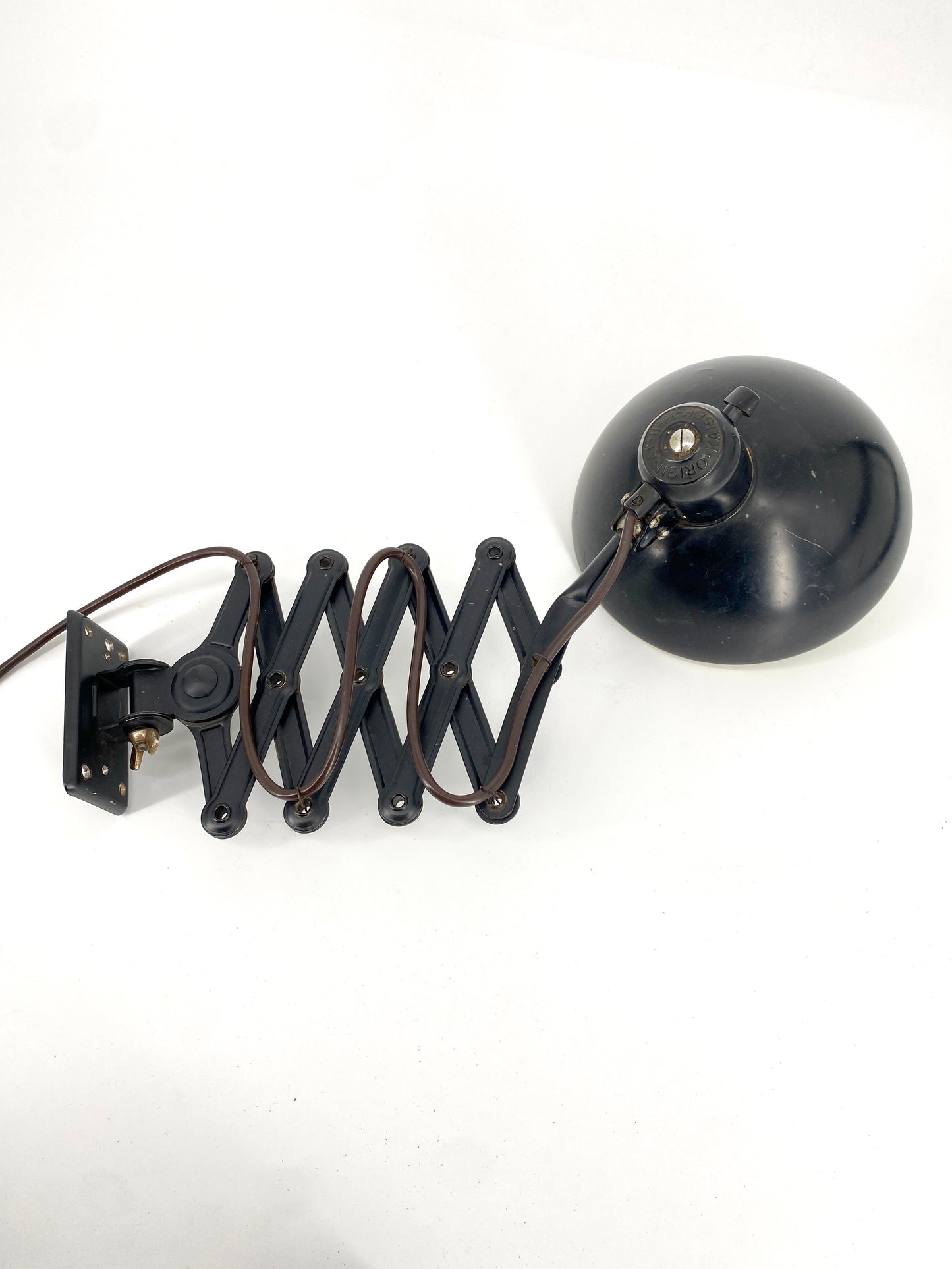 Bauhaus Scherenlampe "6718/121" von Christian Dell für Kaiser Leuchten, 1930er Jahre