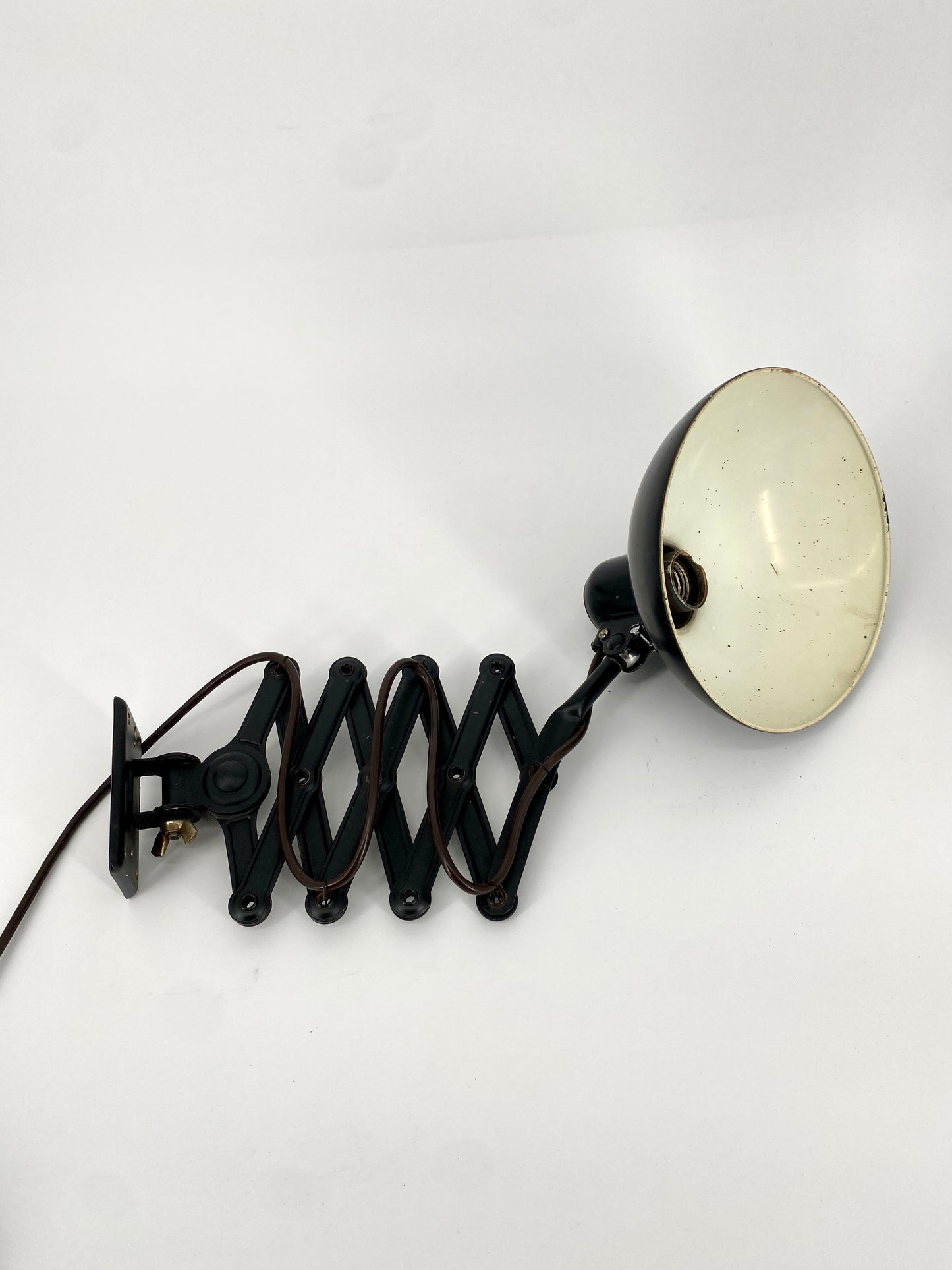 Bauhaus Scherenlampe "6718/121" von Christian Dell für Kaiser Leuchten, 1930er Jahre