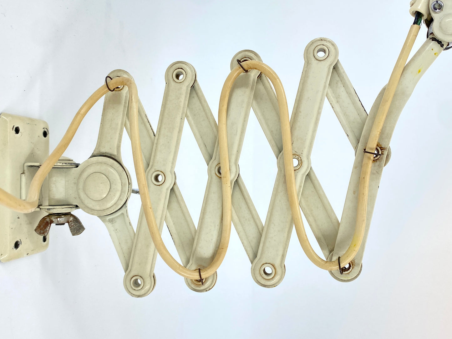 Bauhaus Scherenlampe "6718/122" von Christial Dell für Kaiser Idell, 1930er Jahre