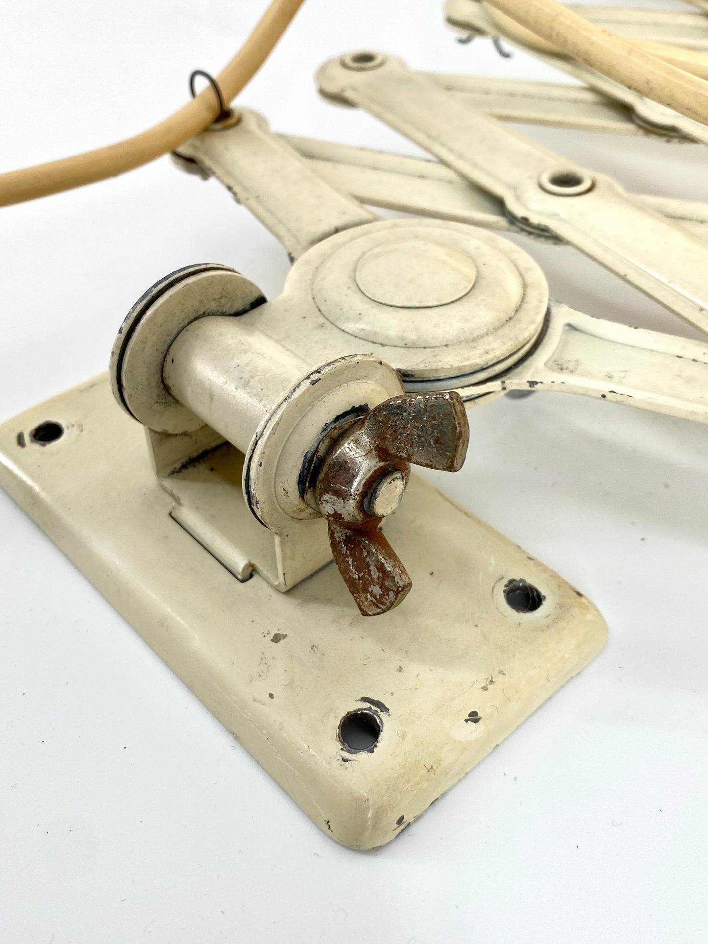Bauhaus Scherenlampe "6718/122" von Christial Dell für Kaiser Idell, 1930er Jahre
