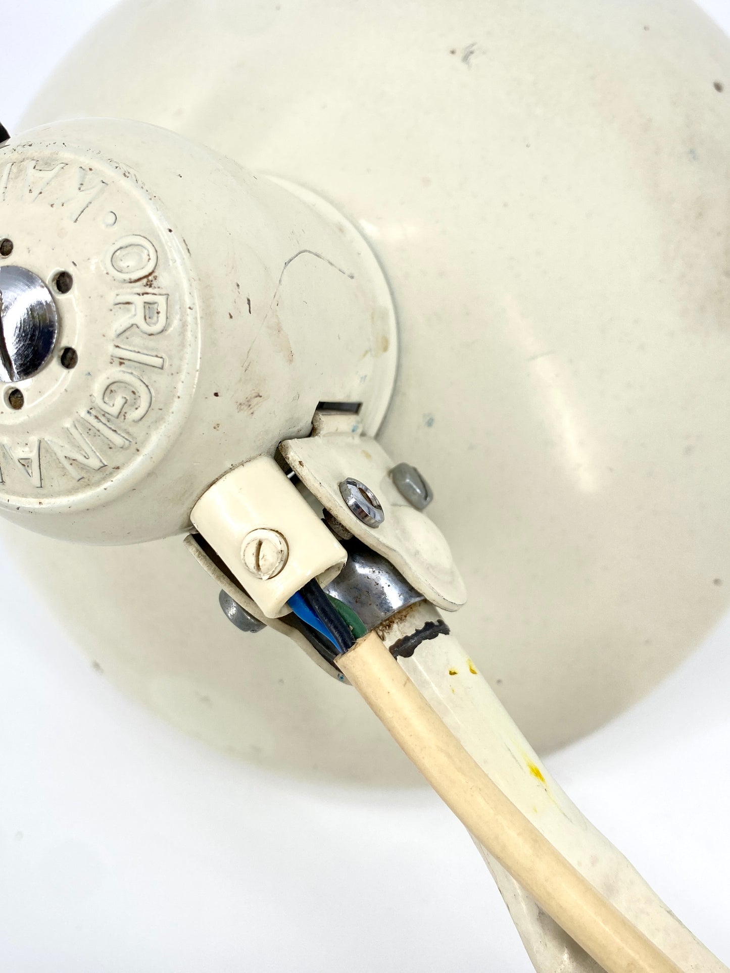 Bauhaus Scherenlampe "6718/122" von Christial Dell für Kaiser Idell, 1930er Jahre