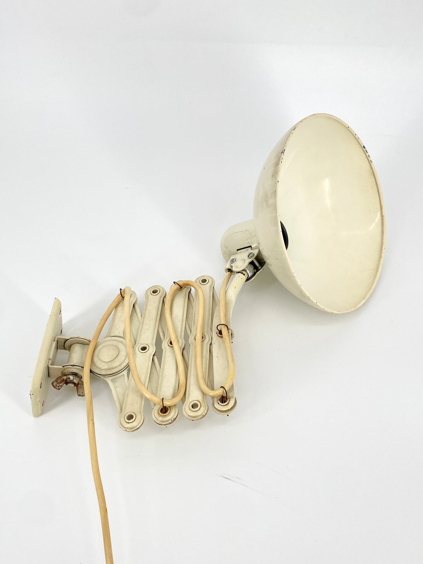 Bauhaus Scherenlampe "6718/122" von Christial Dell für Kaiser Idell, 1930er Jahre