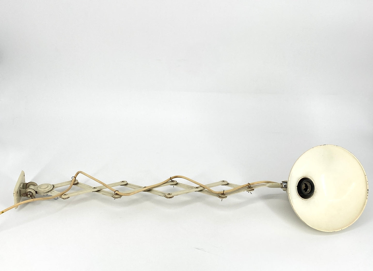 Bauhaus Scherenlampe "6718/122" von Christial Dell für Kaiser Idell, 1930er Jahre
