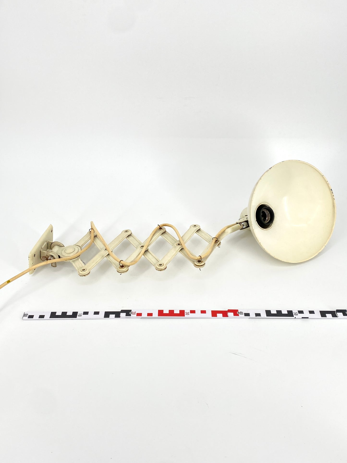 Bauhaus Scherenlampe "6718/122" von Christial Dell für Kaiser Idell, 1930er Jahre
