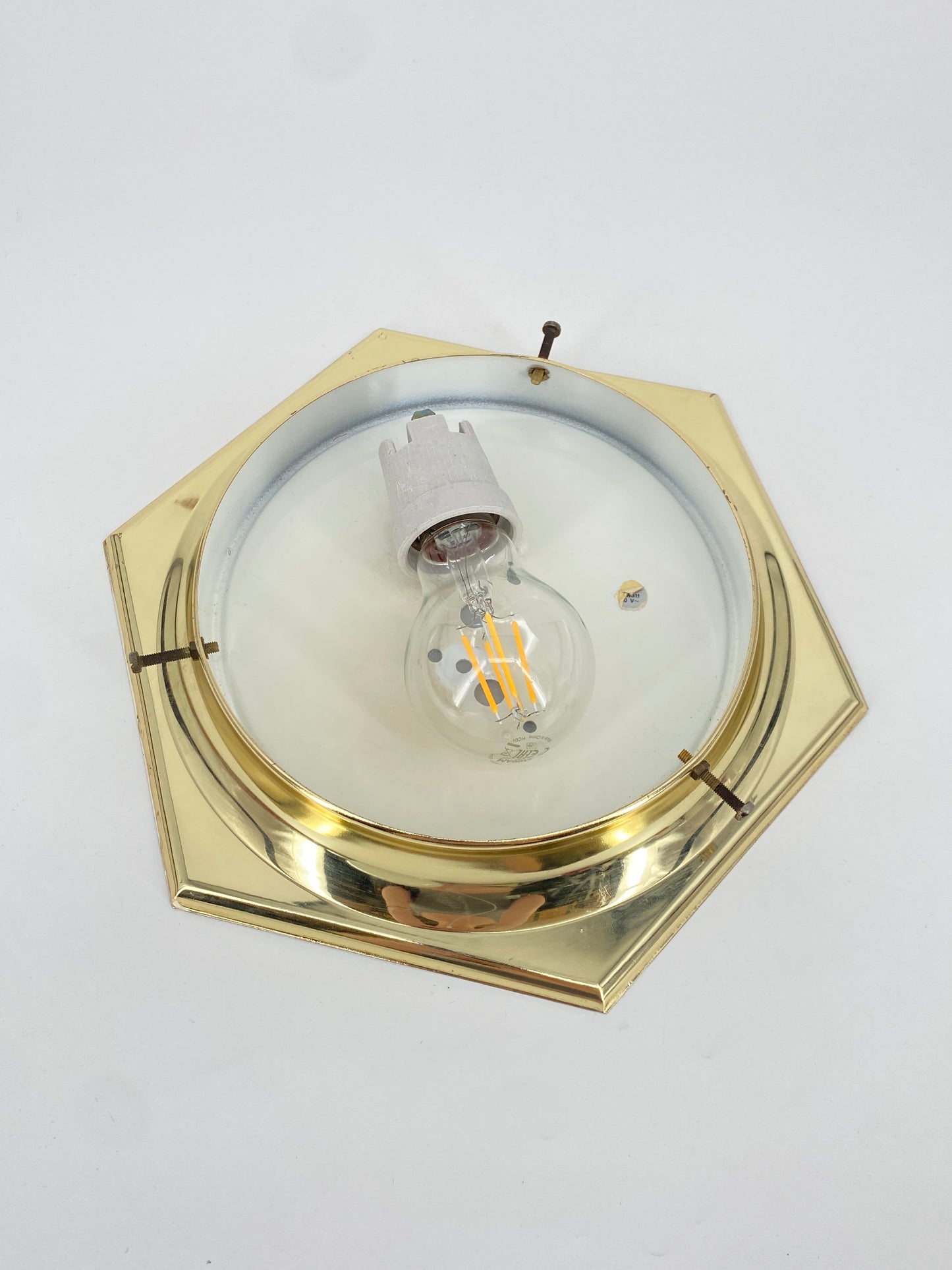 Art Deco Deckenlampe, Deutschland 1980er