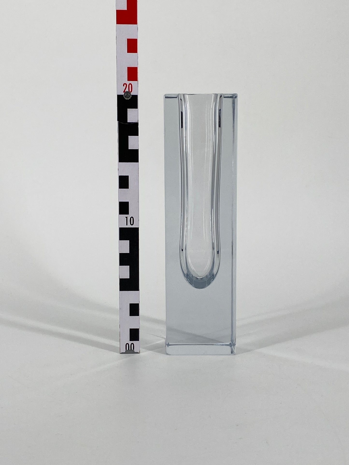 Blockvase aus Murano Glas, Italien, 70er