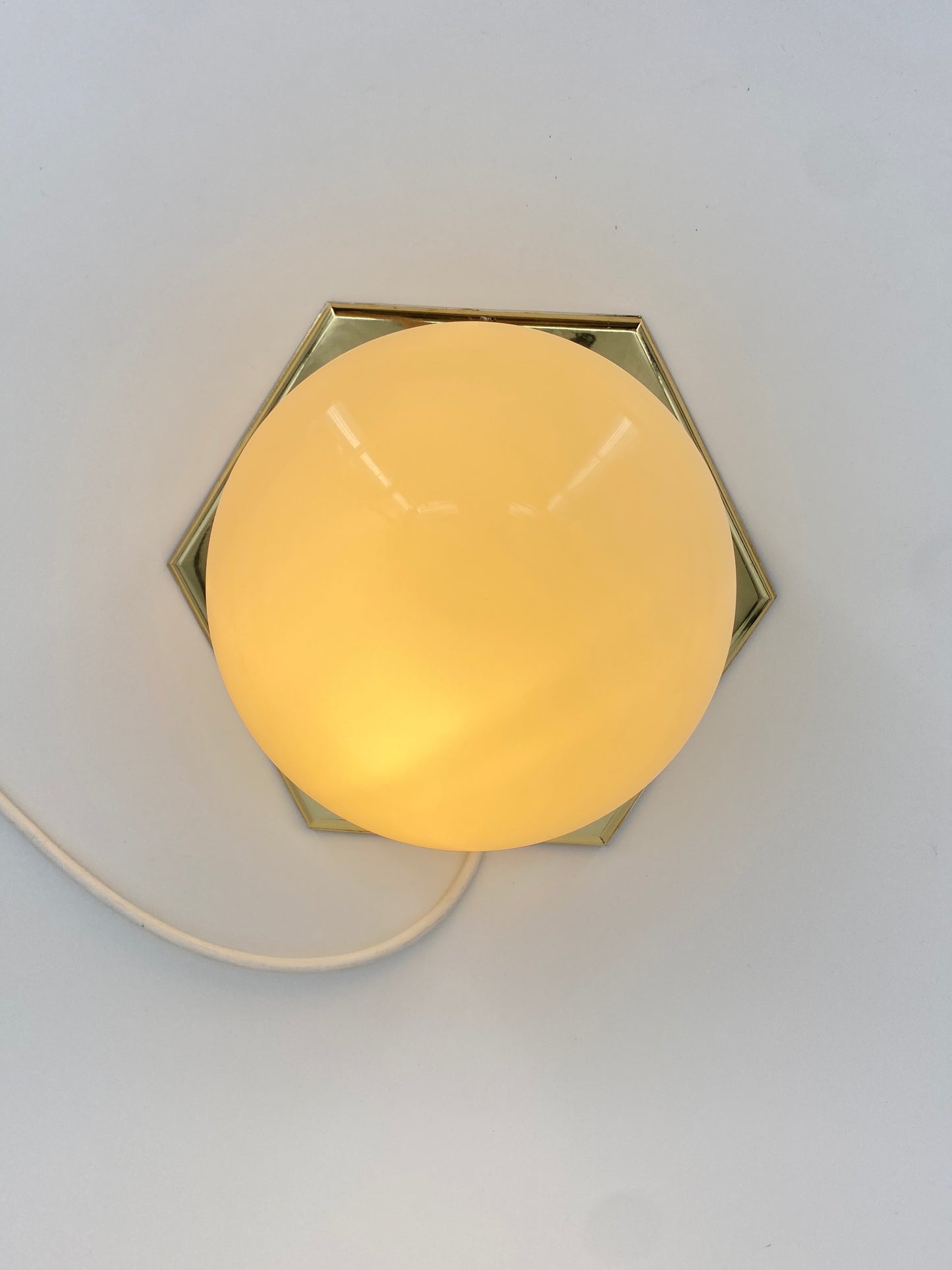 Art Deco Deckenlampe, Deutschland 1980er
