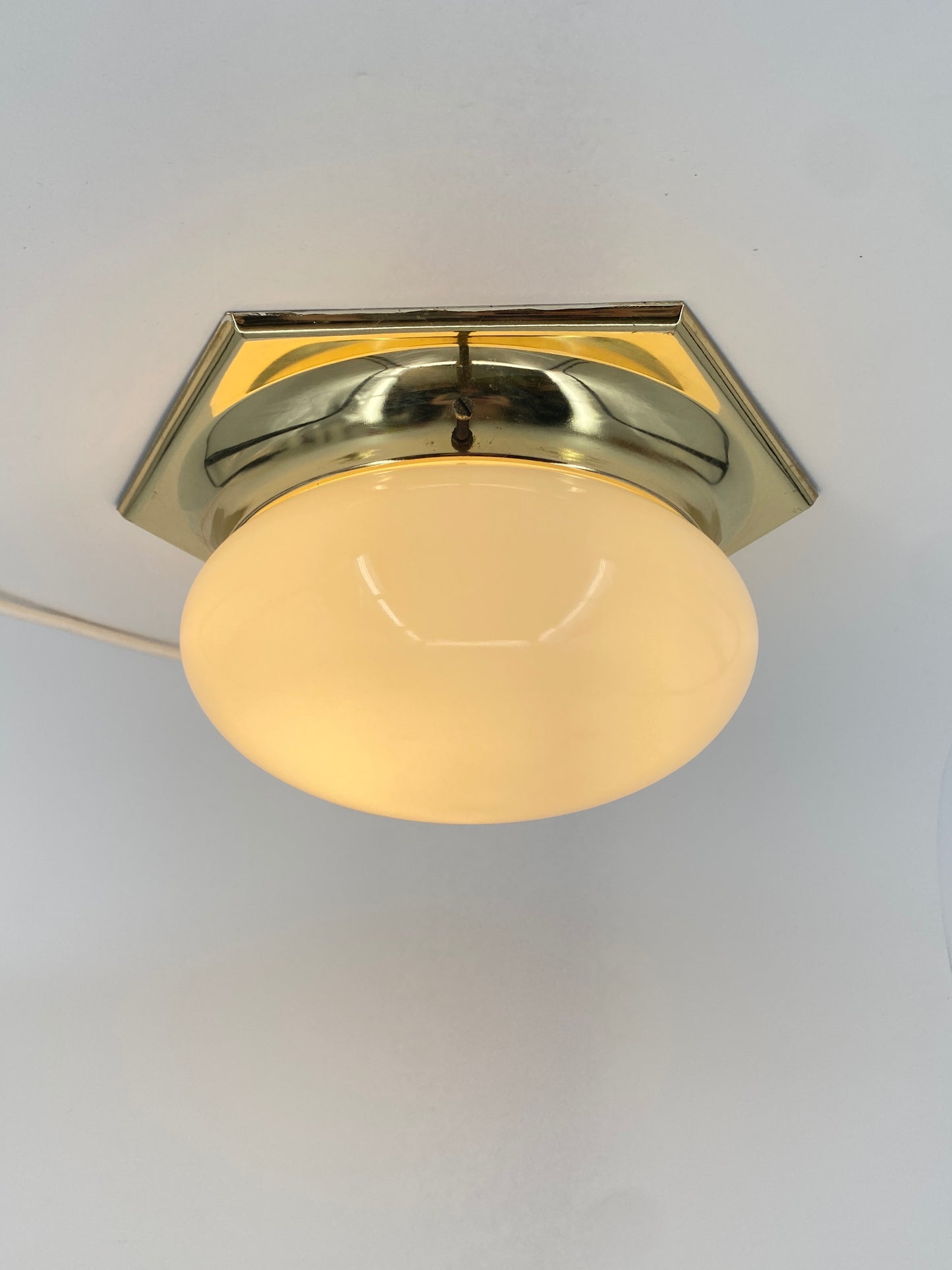 Art Deco Deckenlampe, Deutschland 1980er