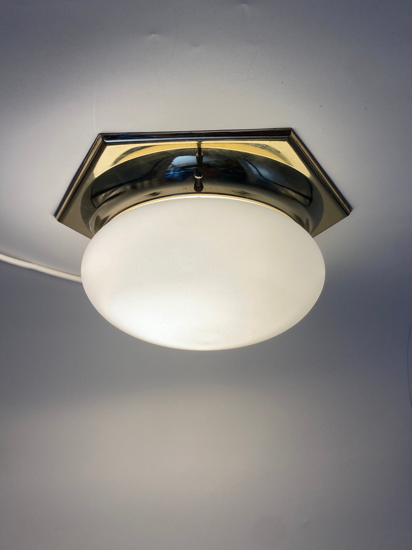 Art Deco Deckenlampe, Deutschland 1980er