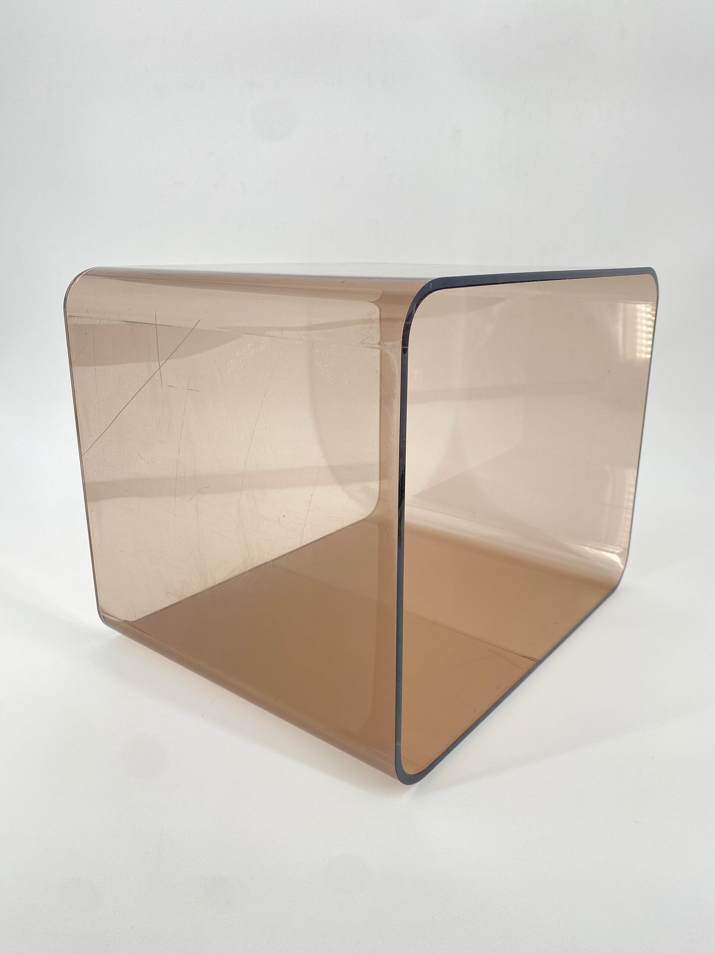 Plexiglas Beistelltisch von Michel Dumas für Roche Bobois