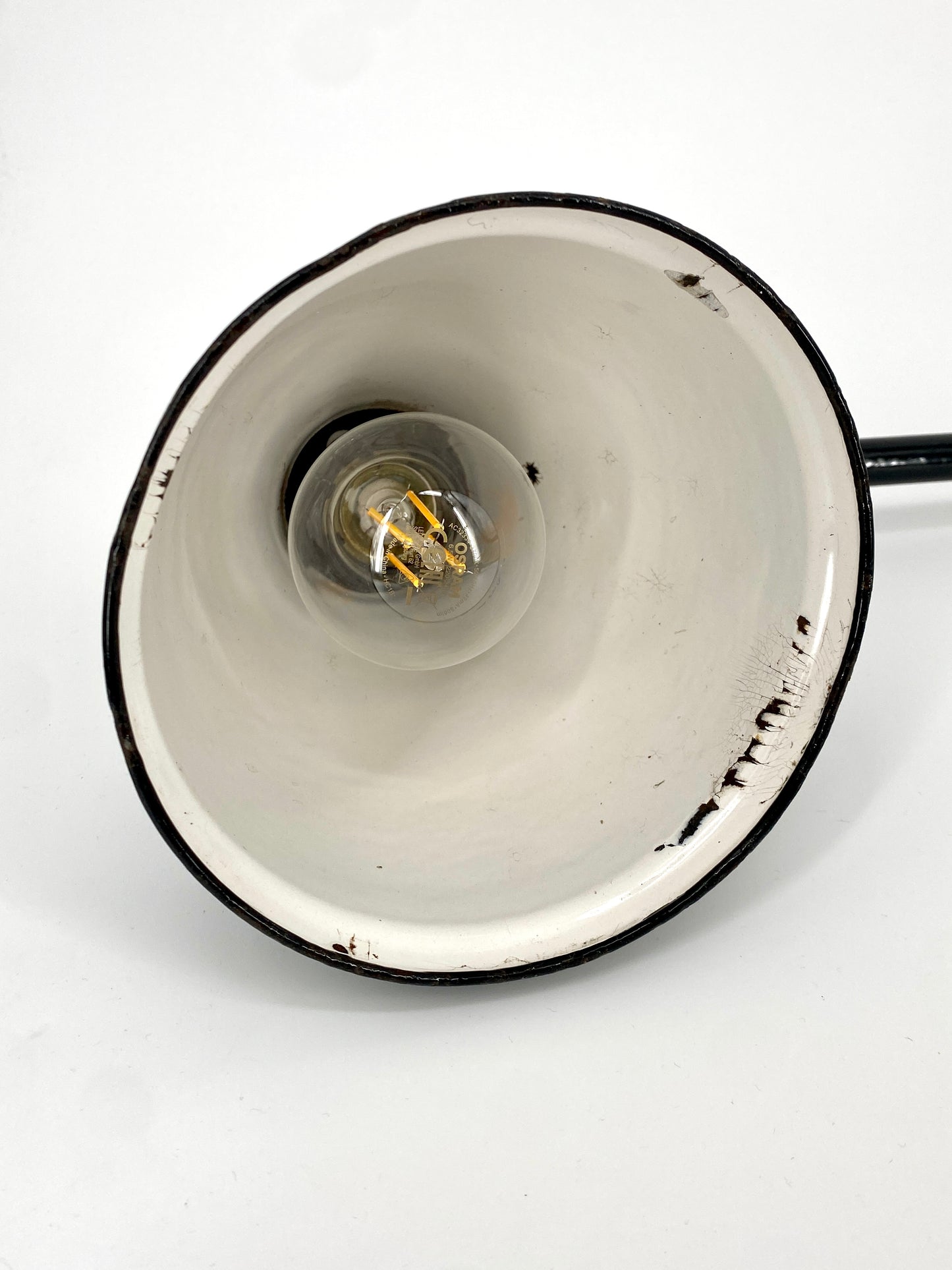 Große Bauhaus Wandlampe von Fabrilux aus den 1930er Jahren