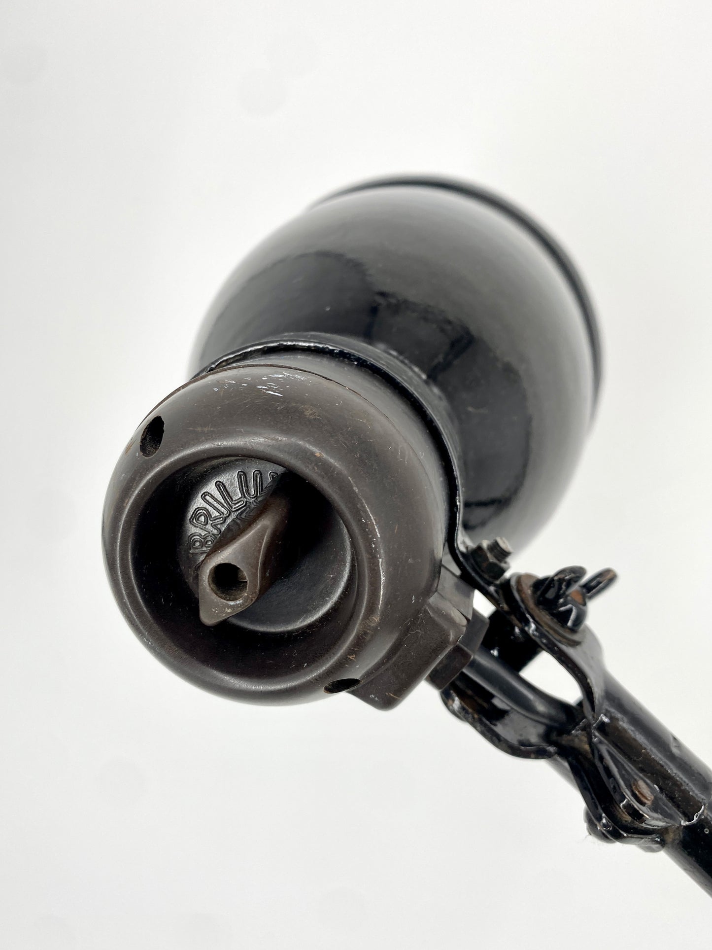 Große Bauhaus Wandlampe von Fabrilux aus den 1930er Jahren
