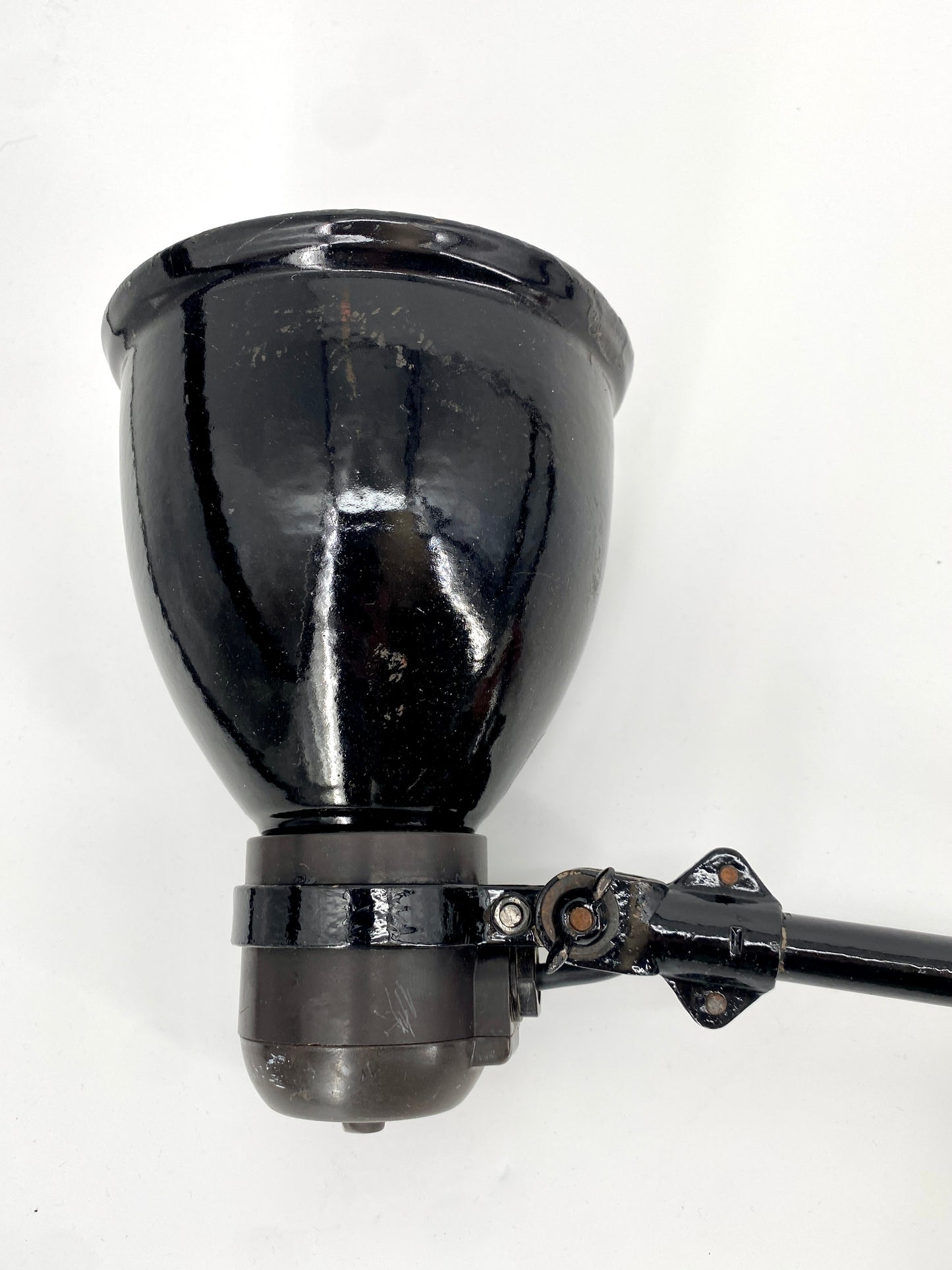 Große Bauhaus Wandlampe von Fabrilux aus den 1930er Jahren