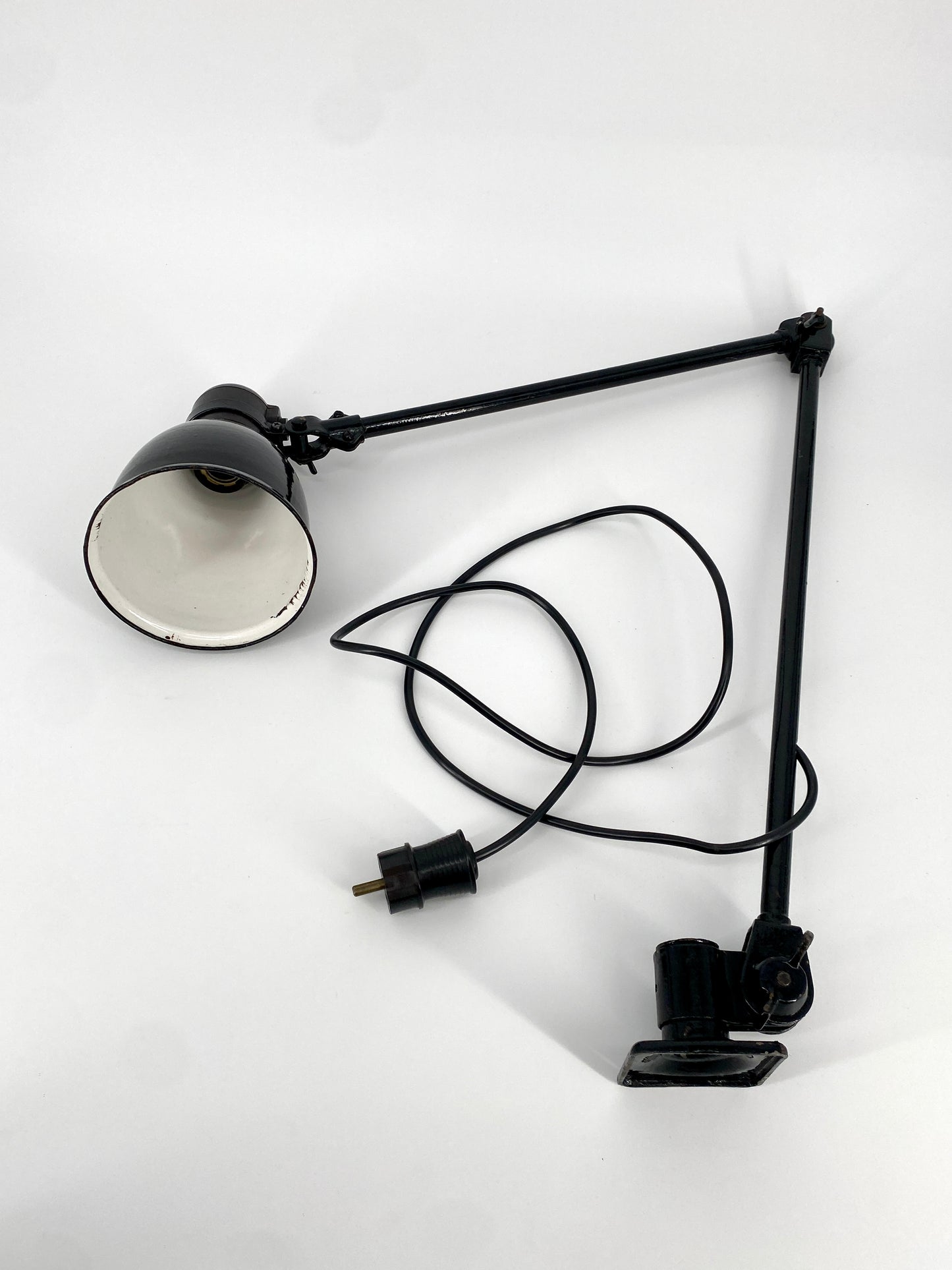 Große Bauhaus Wandlampe von Fabrilux aus den 1930er Jahren
